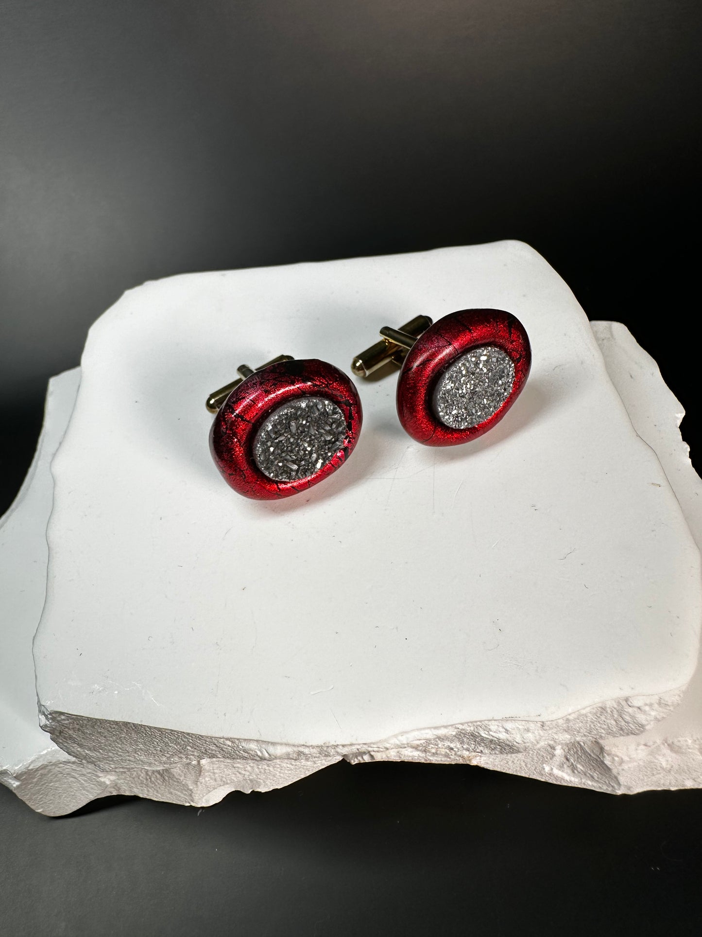 "It's Druzy Time" Cuff Links
