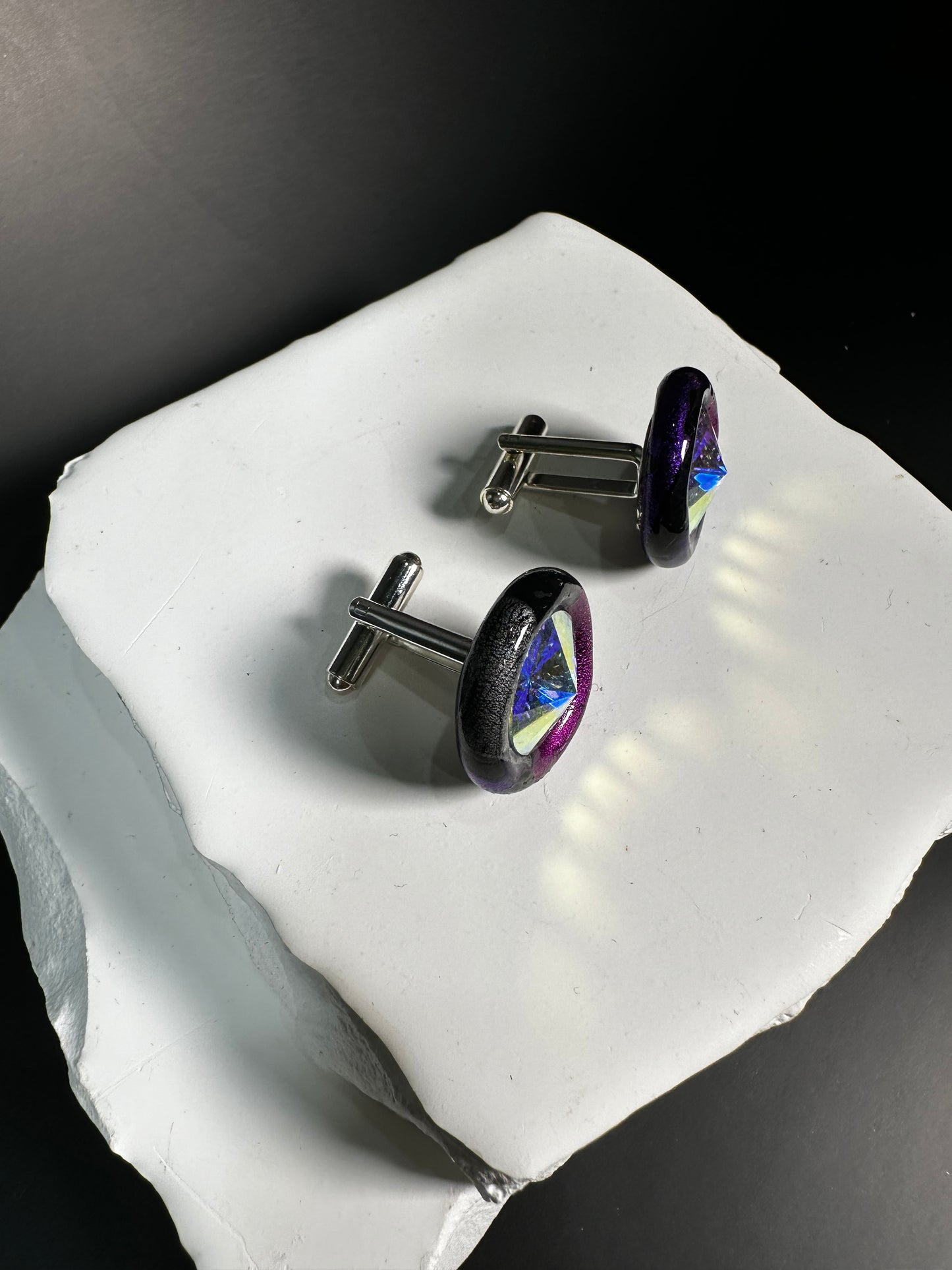 Cuff Links: "Splash of Fabulous"