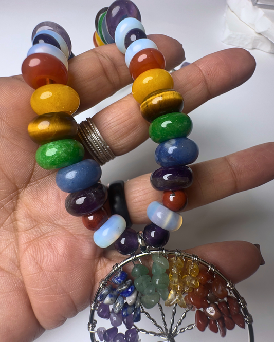 Full Chakra Tree Of Life Necklace