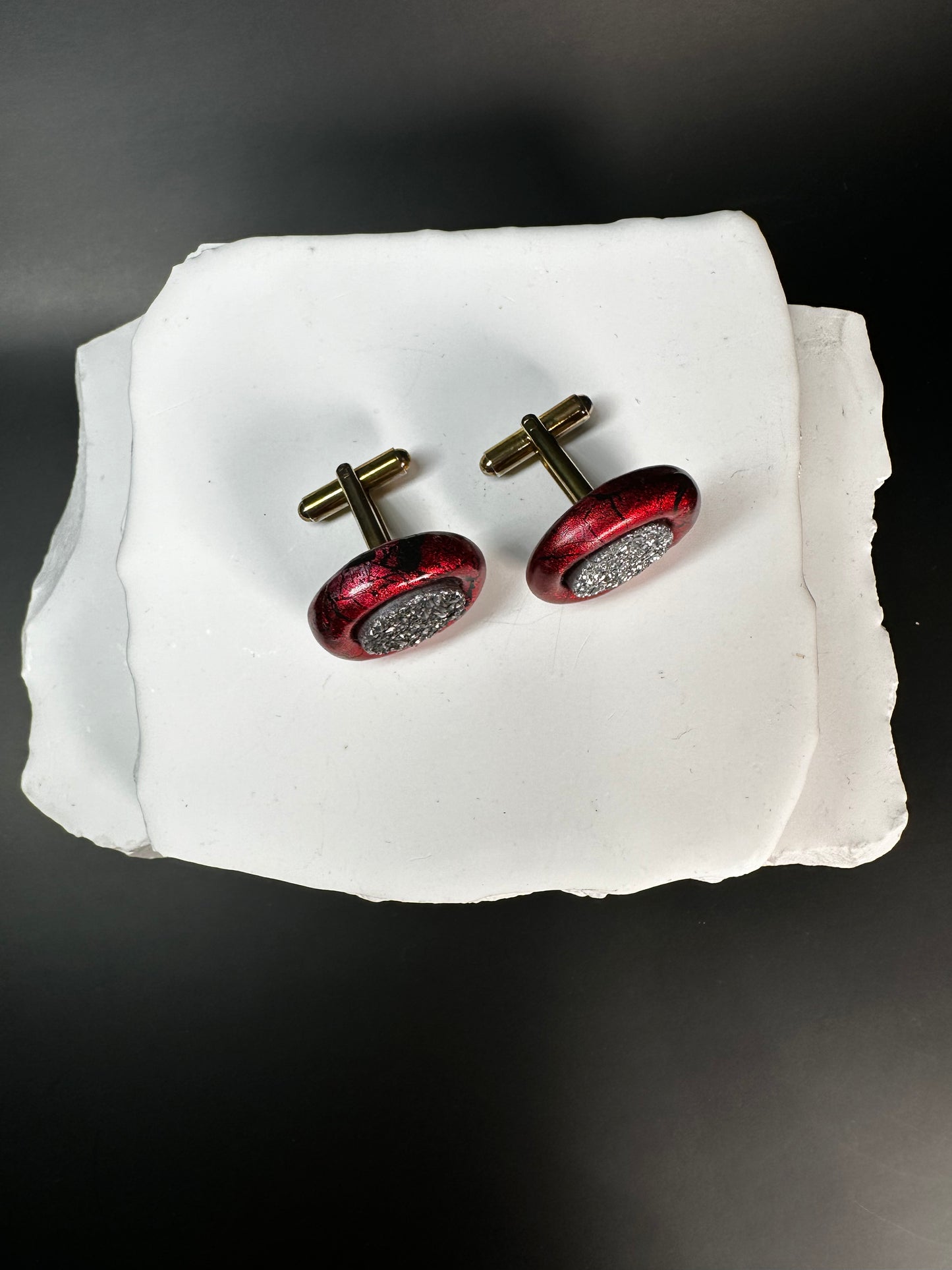 "It's Druzy Time" Cuff Links