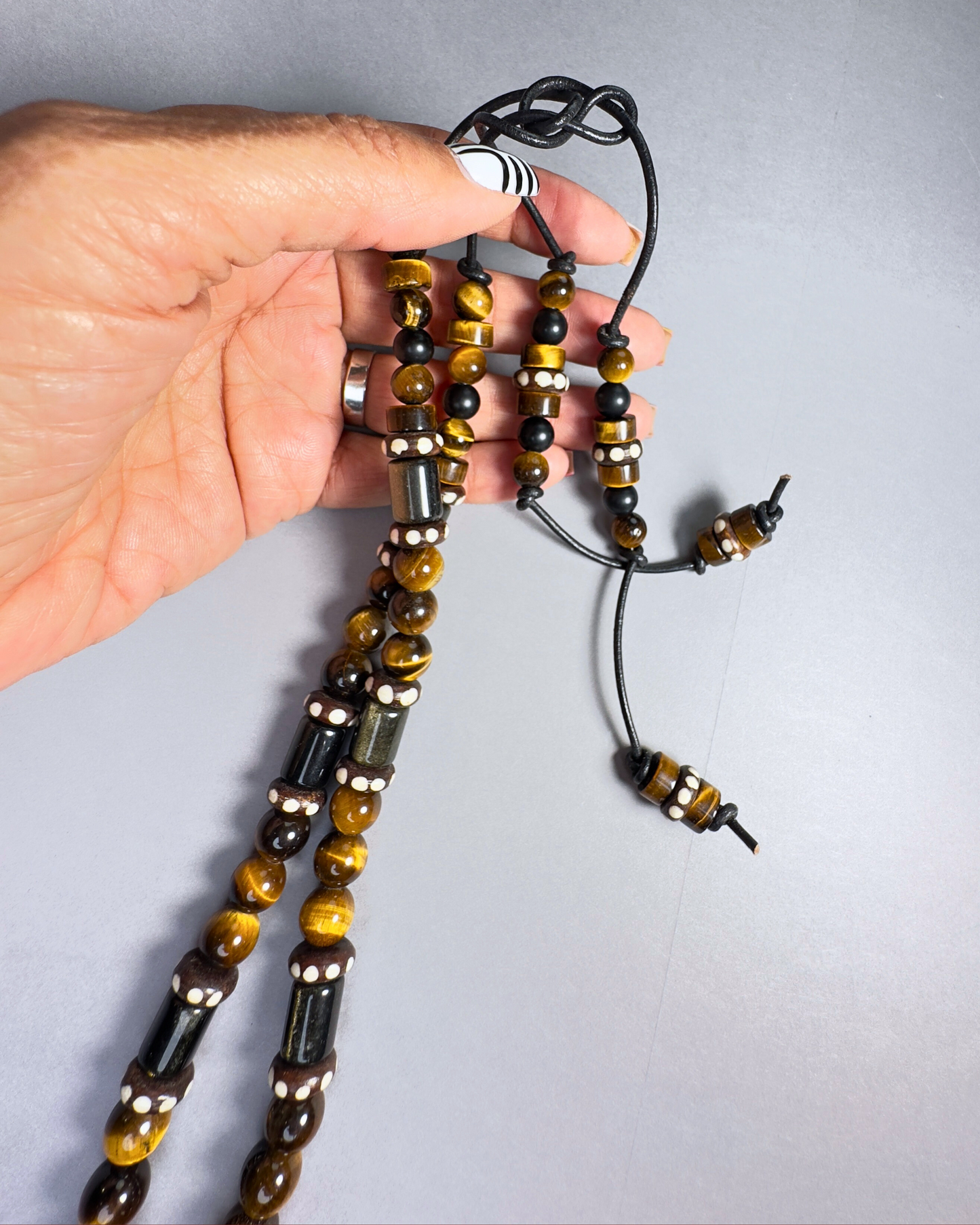Black Obsidian Tiger Eye