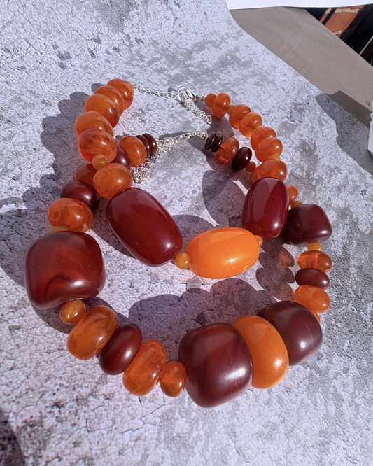Commander Code Necklace (3 Center Beads)
