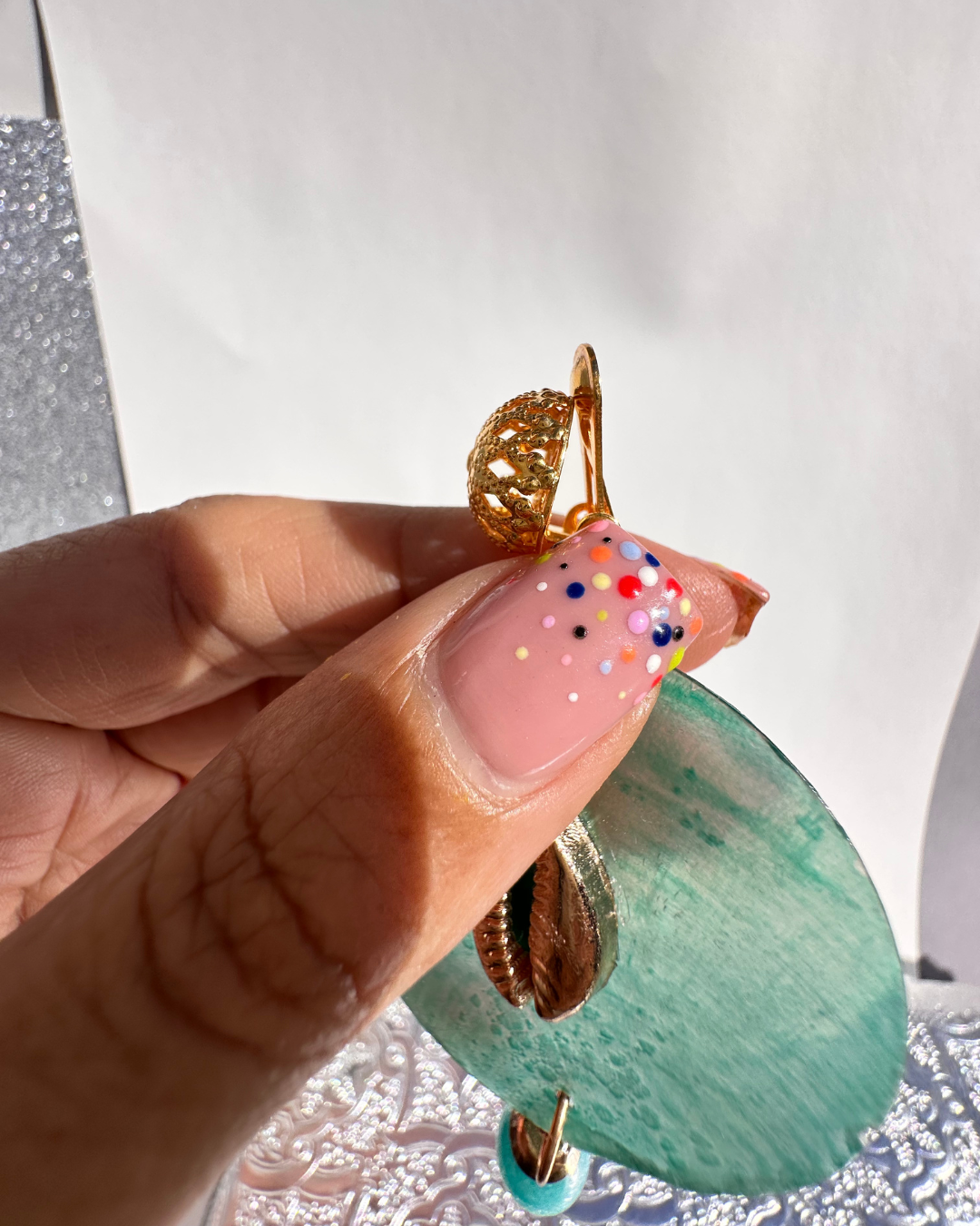 Disc Dazzler Earrings