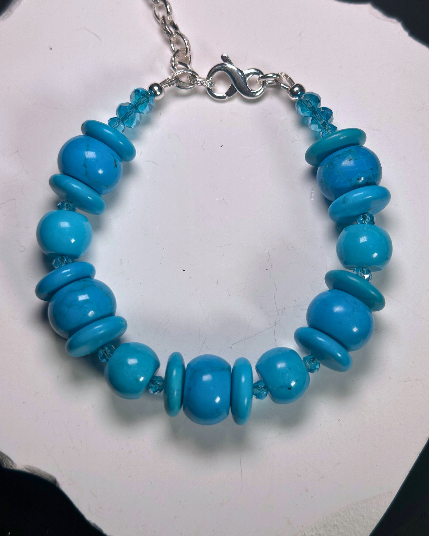 Turquoise Marine Twist Bracelet