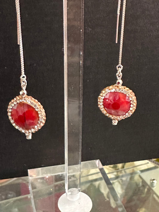 Red Christmas Threaders