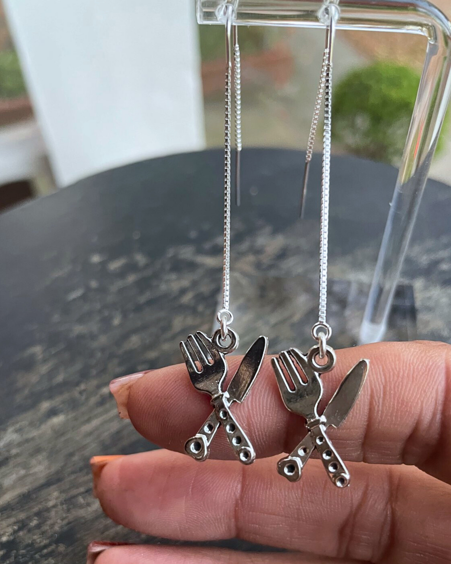Chef-Inspired Threaders: Spoon Fork Charms (Gold)