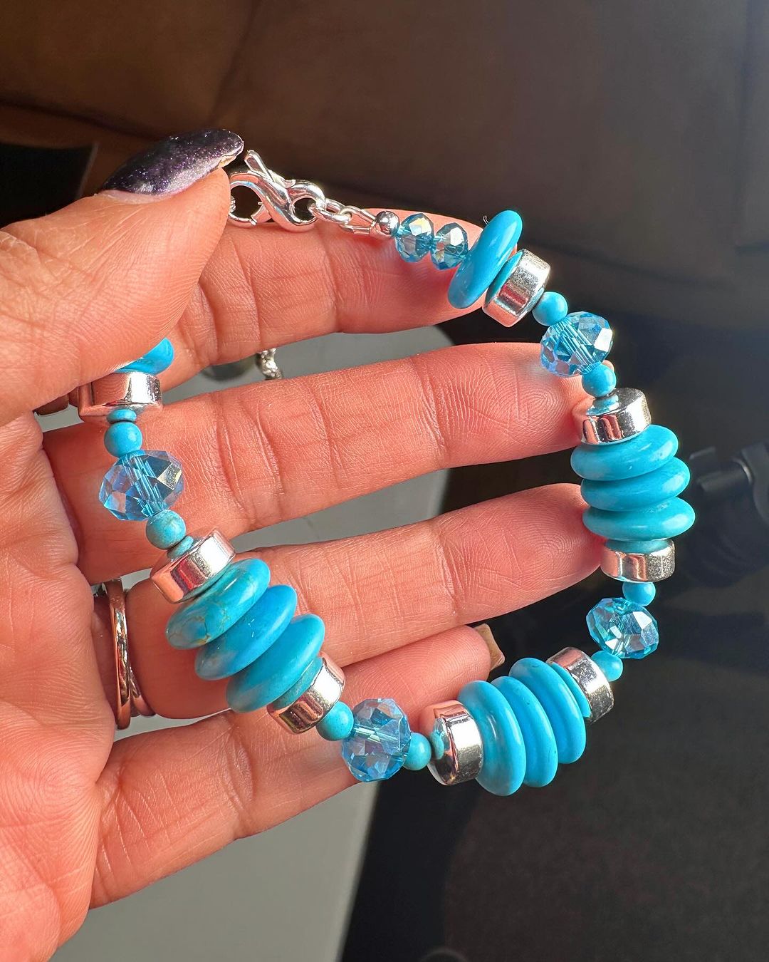 Turquoise Silver Surfer Bracelet