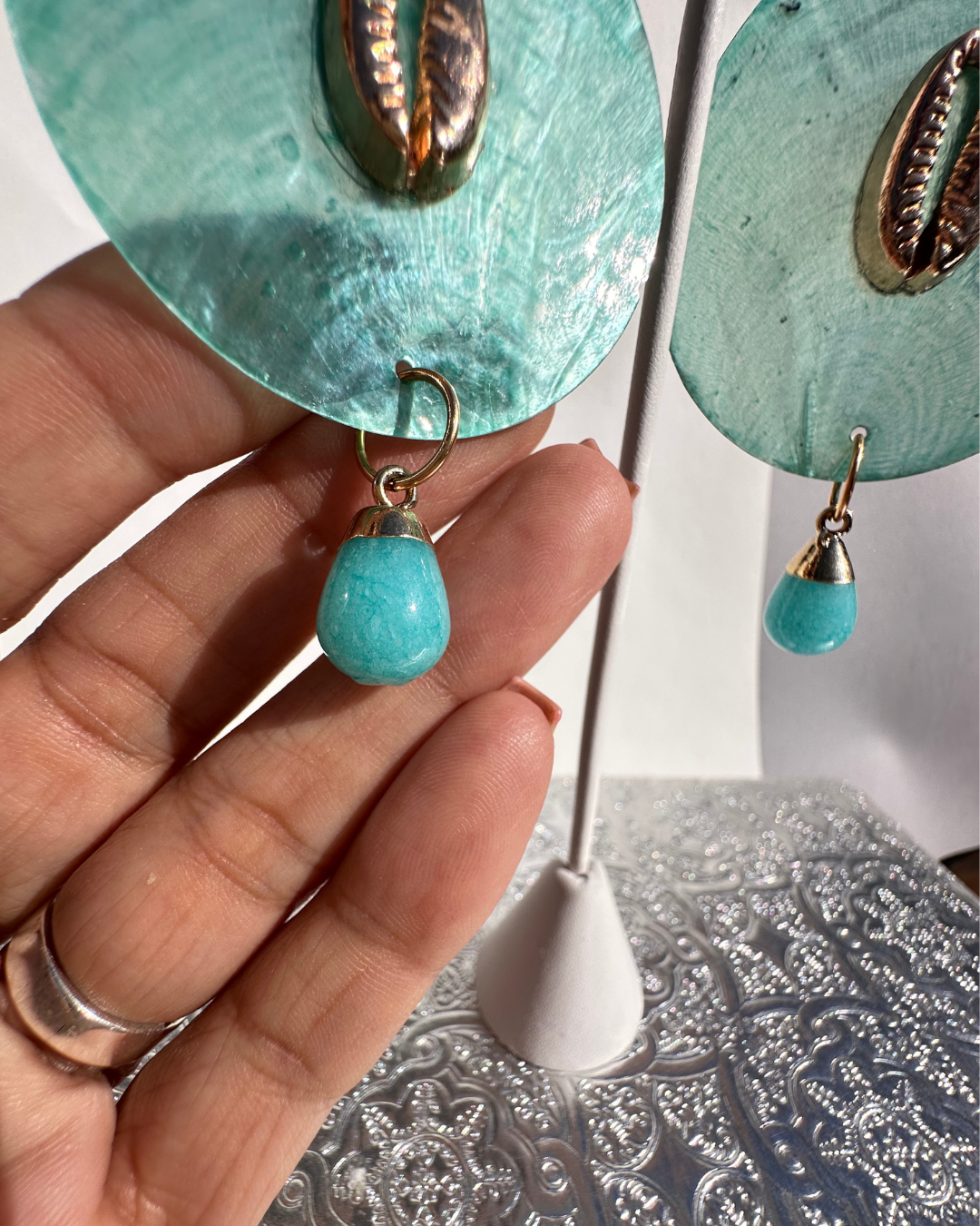 Disc Dazzler Earrings