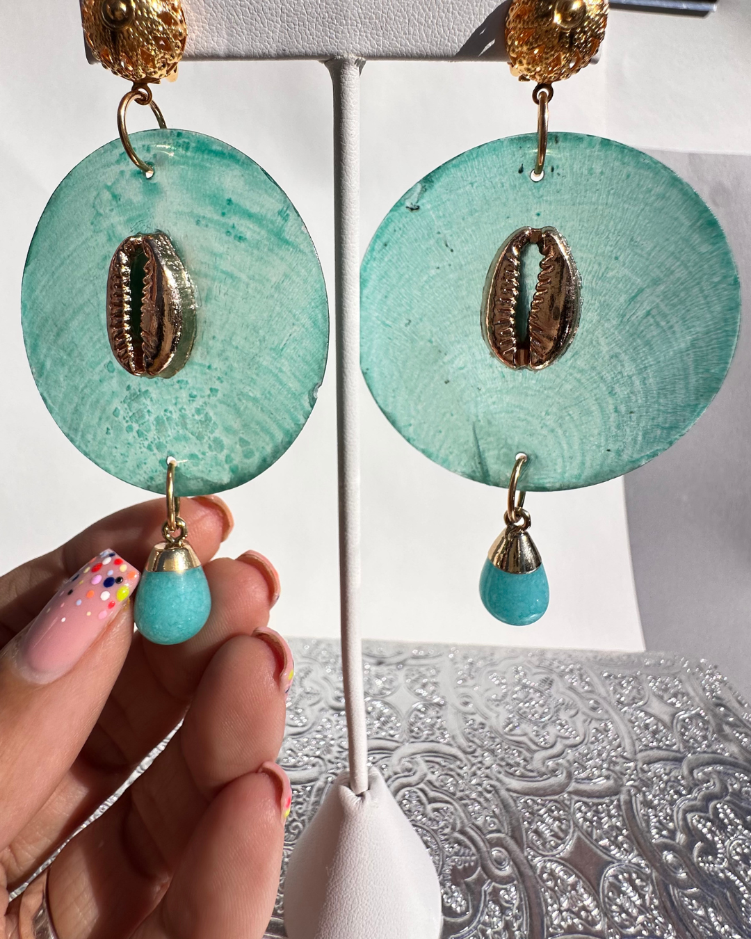 Disc Dazzler Earrings