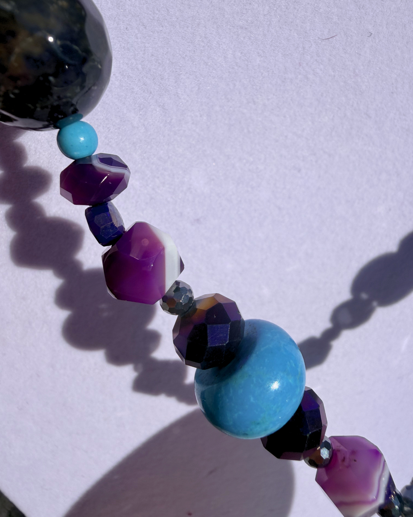 Purple Amulet Power Necklace