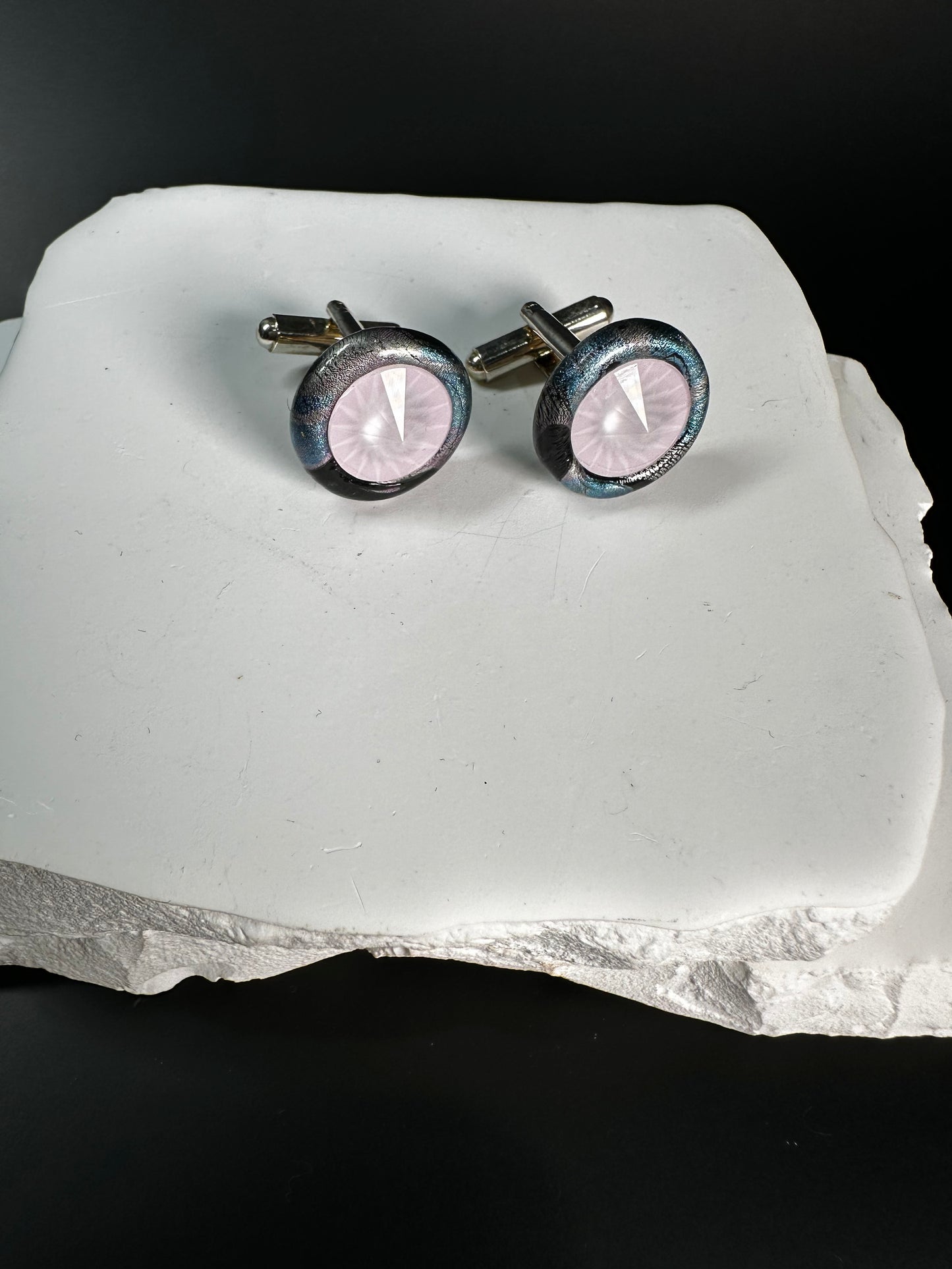 Pink Pale cuff links