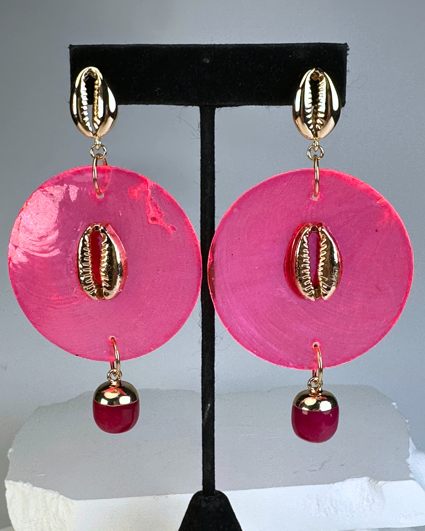Disc Dazzler Earrings