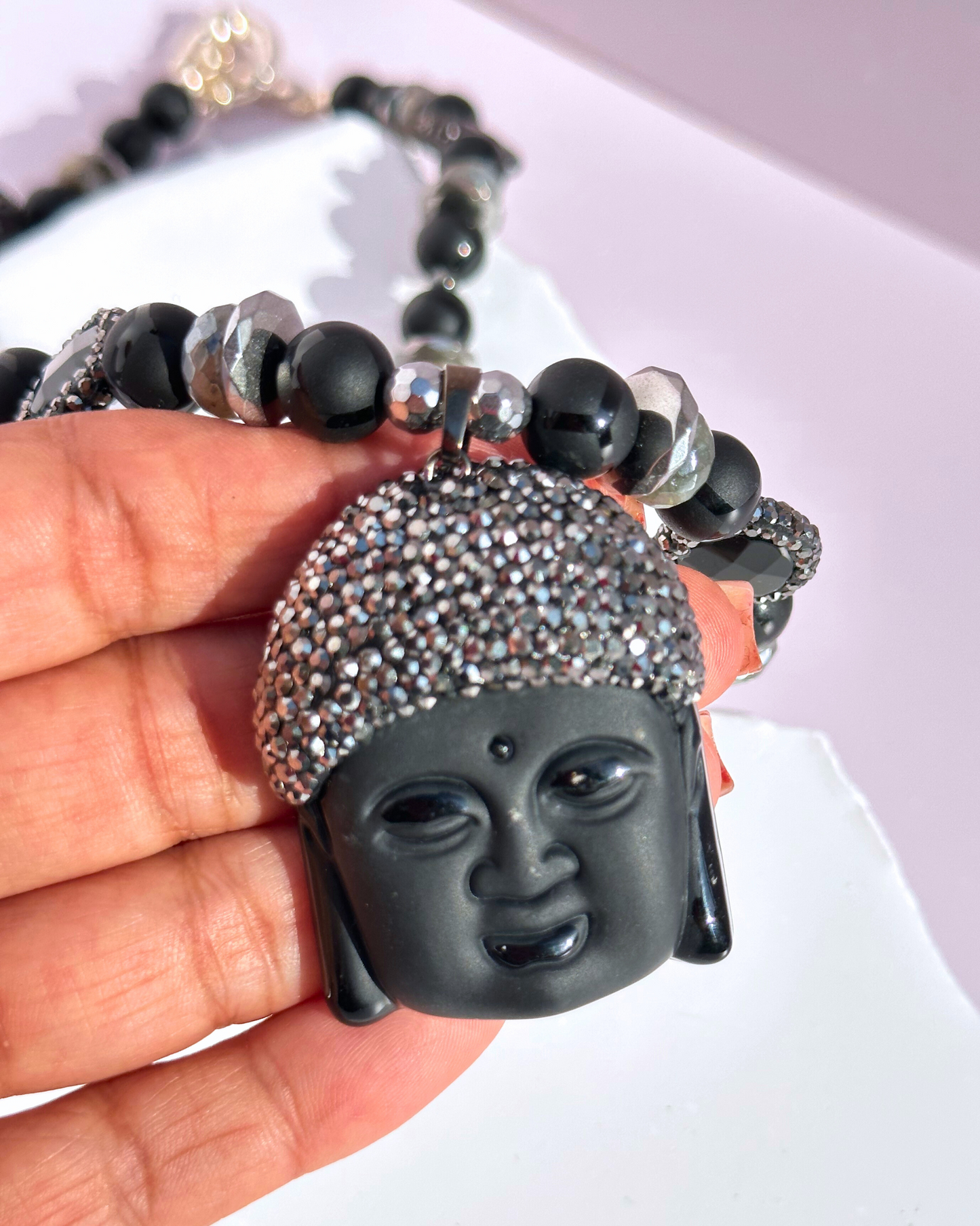 Black Buddha Bounty Necklace