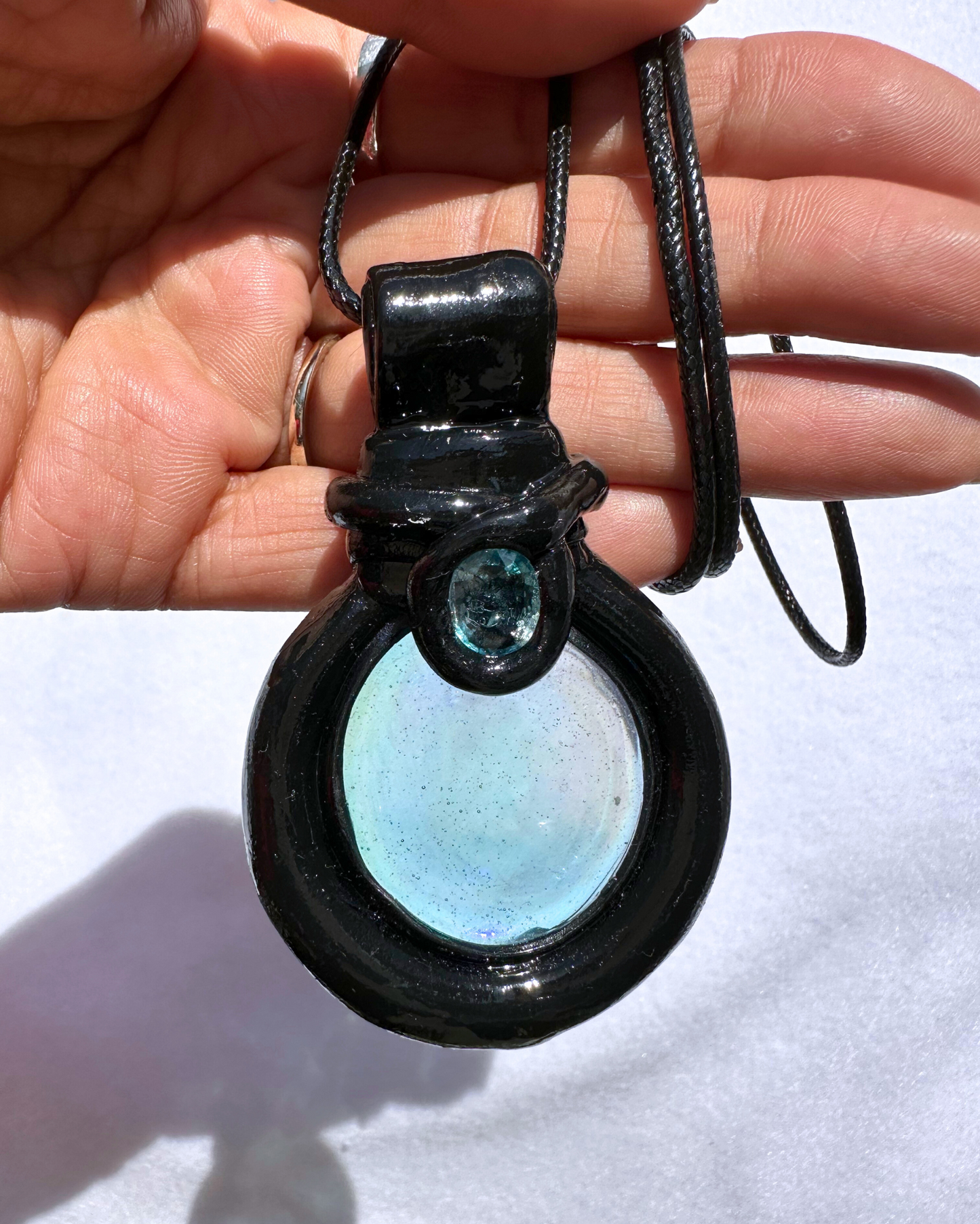 Black & Blue Horizon Necklace