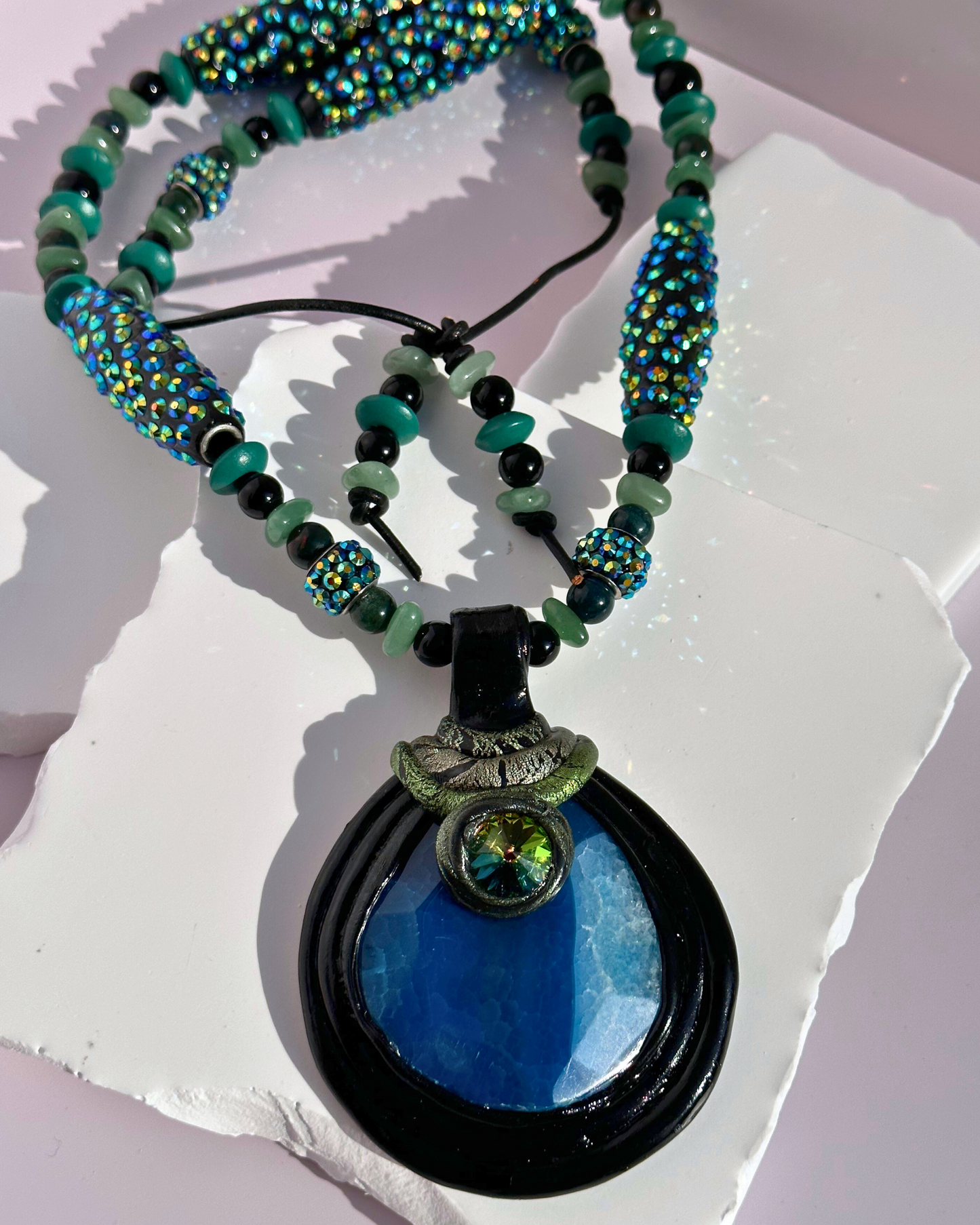 Bold, Blue and Beautiful Necklace