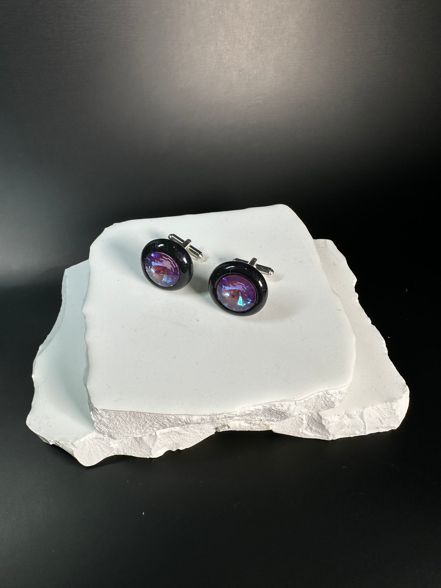 Cuff Links: “Bordeaux en Black”