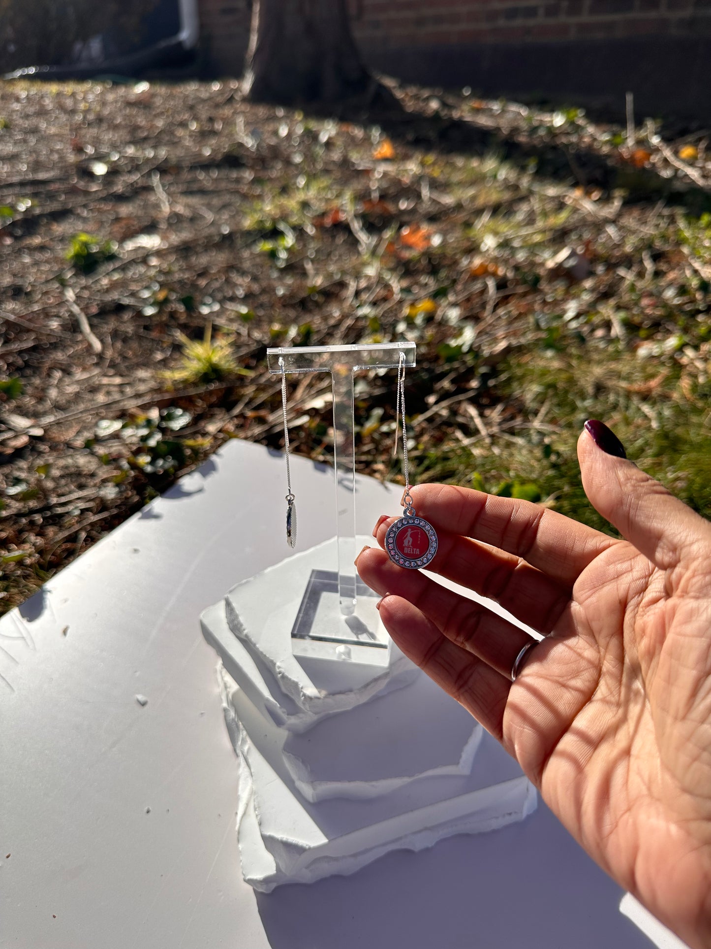 Red DELTA Diamond Disc Threaders
