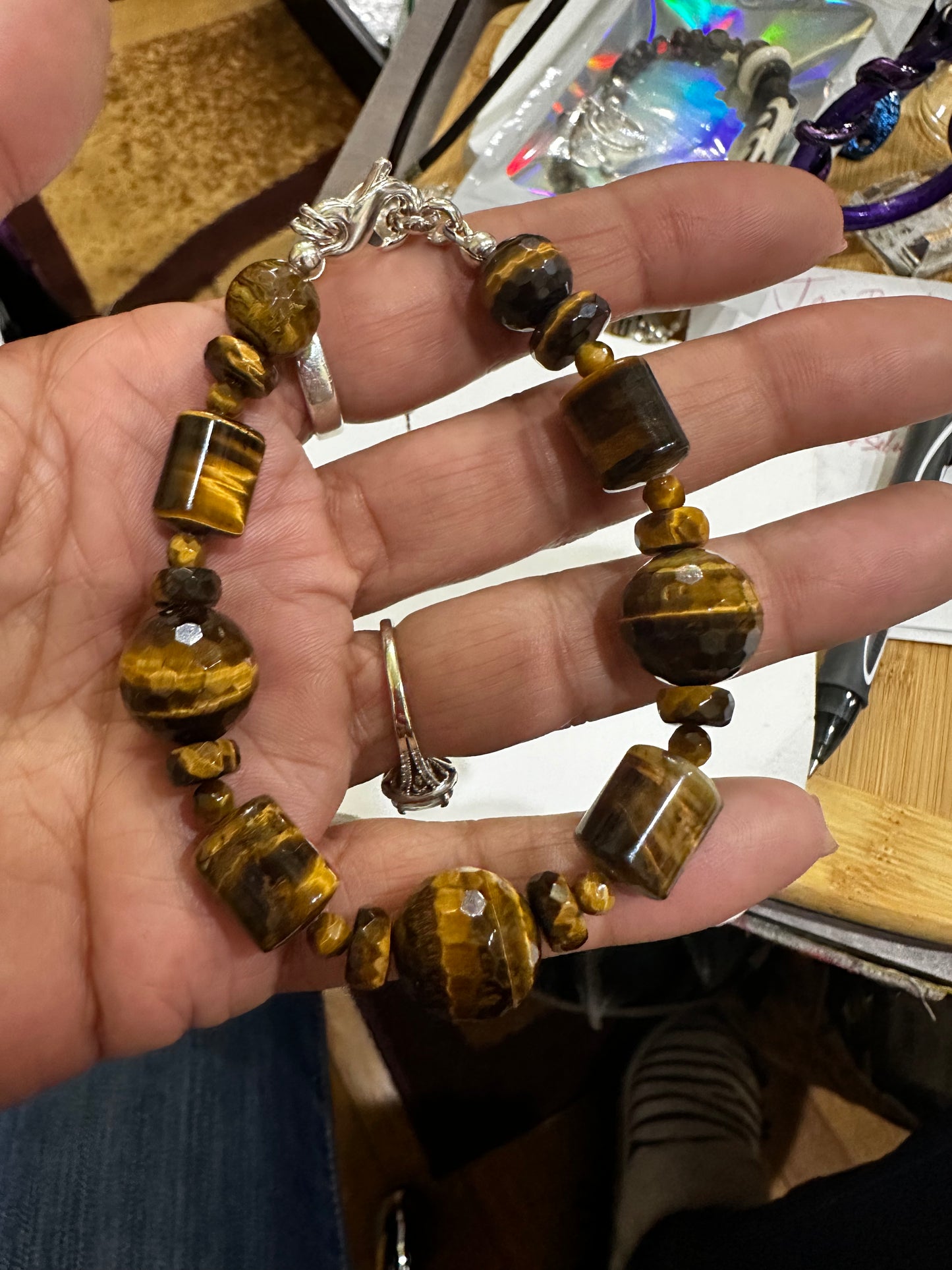 Tiger Eye Bracelet 10in
