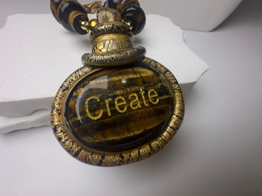 Tiger CREATE Eye Necklace
