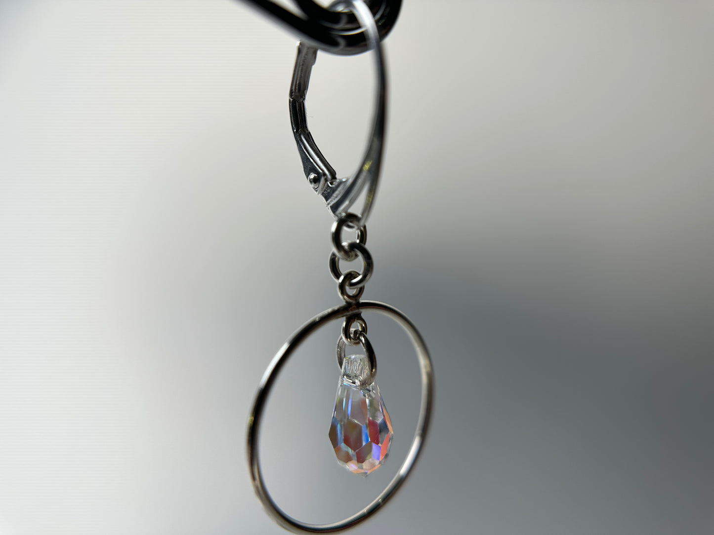 Clear AB Hoopsies