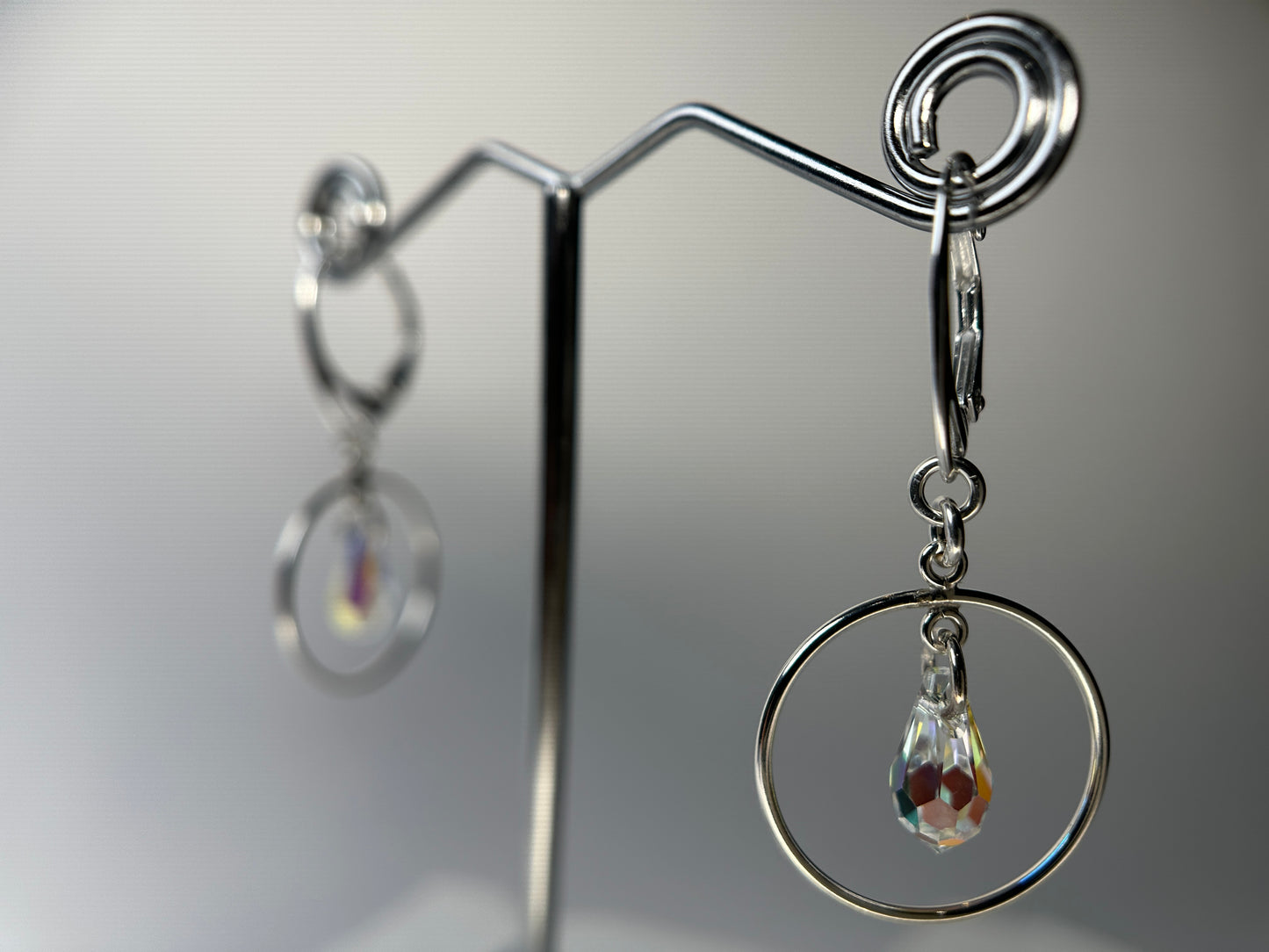 Clear AB Hoopsies