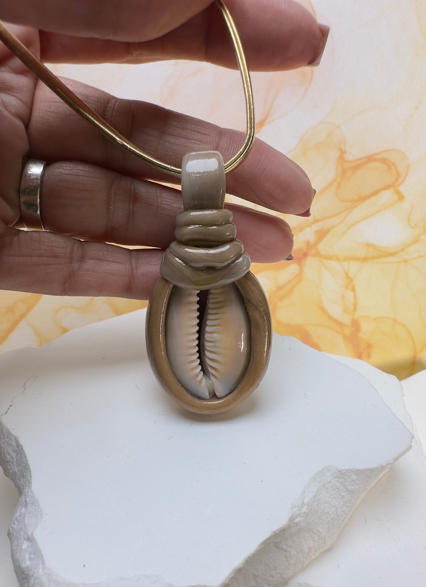 Cowrie LOVE Necklace