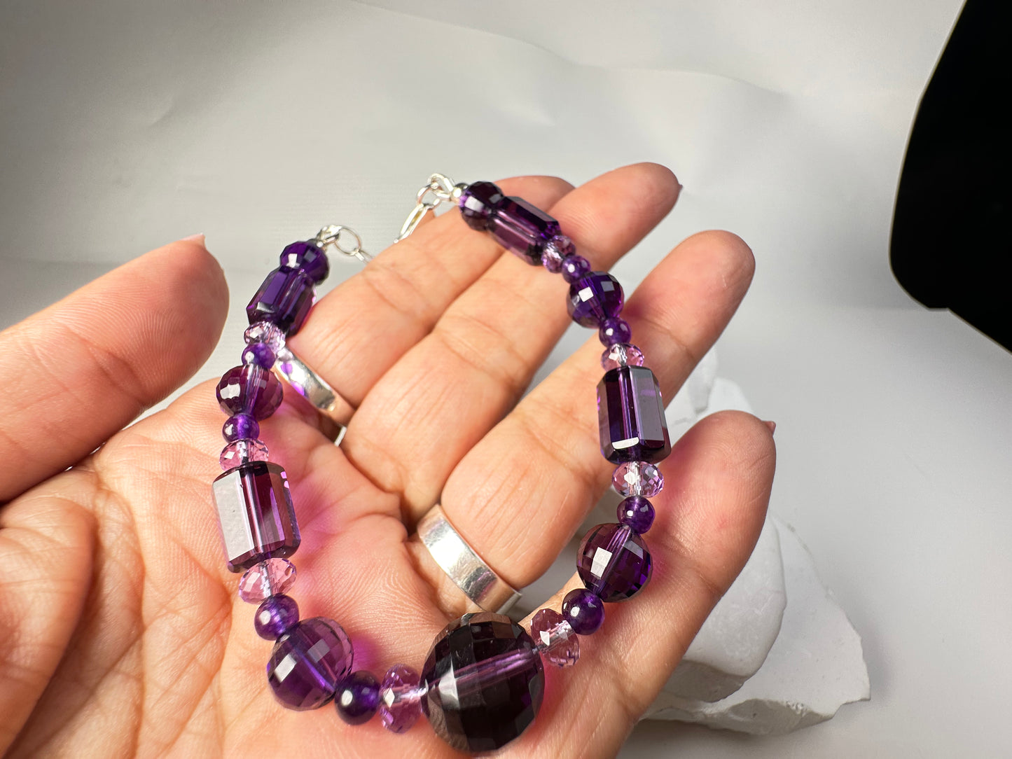 #FeelBetter Bracelet “FEARLESS” Amethyst