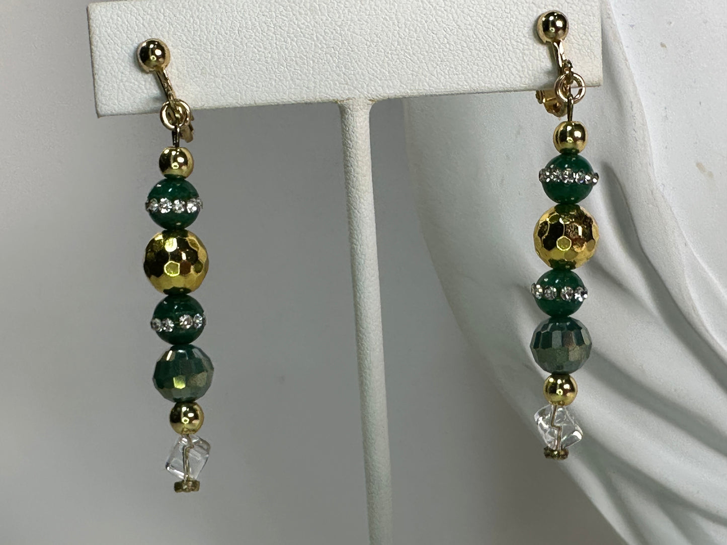 Green & Gold Clover Necklace