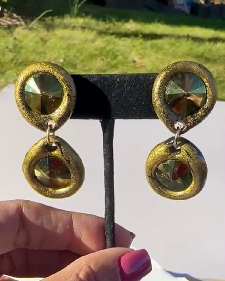 The Ms. Paula’s Crystal Earrings (Medium)