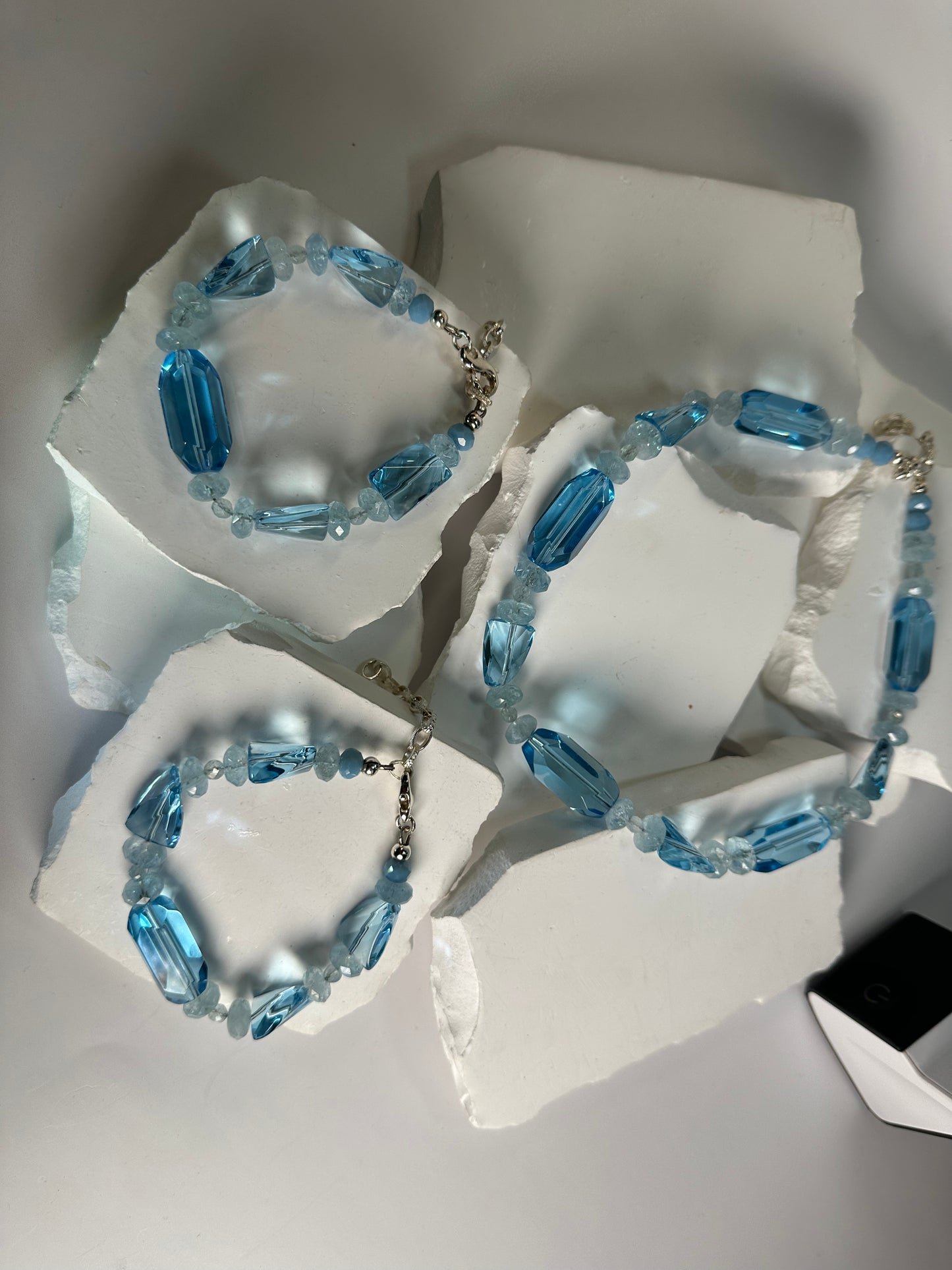Light Blue Quartz and Aquamarine
