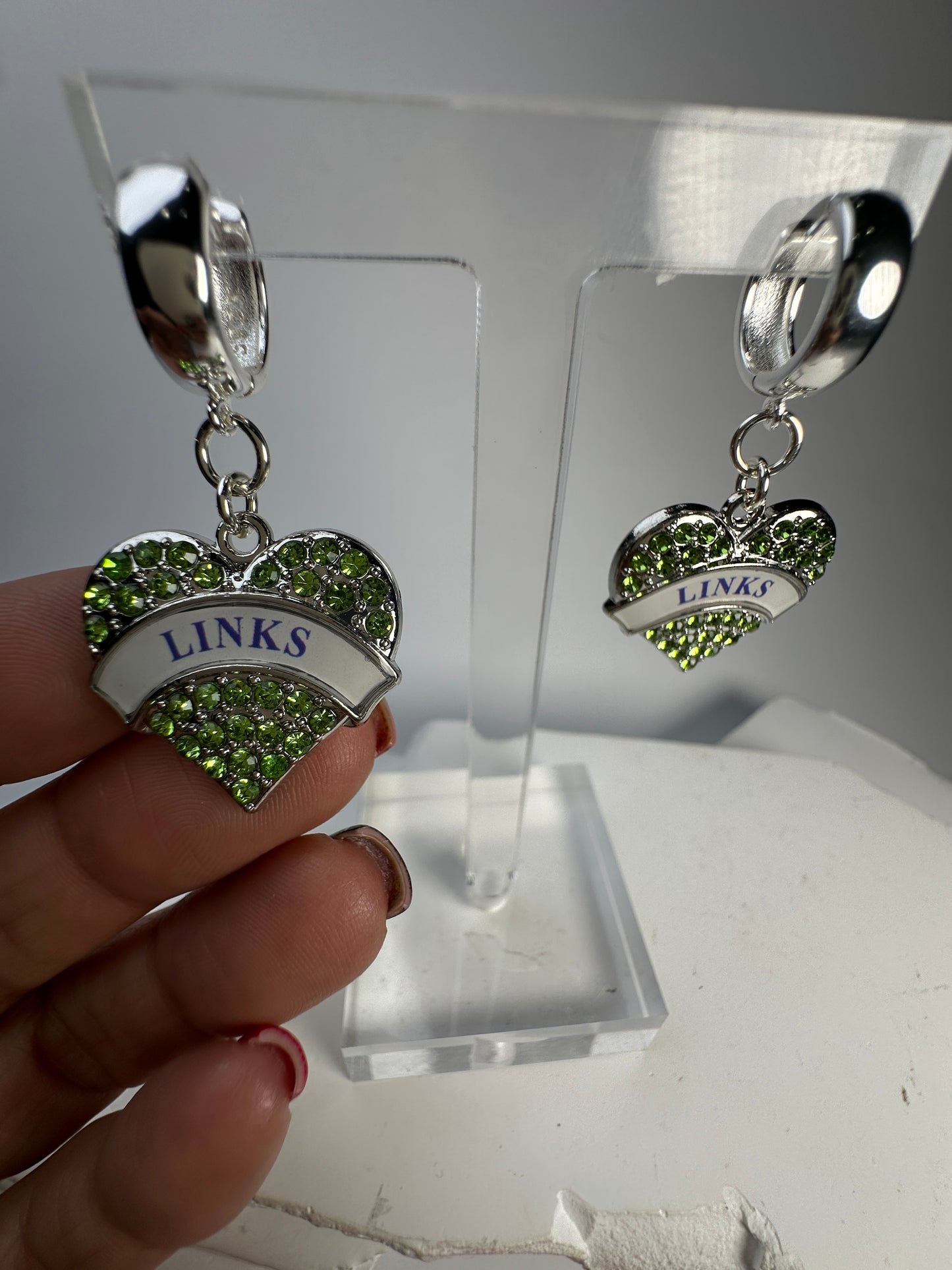 LINKS Heart Earrings