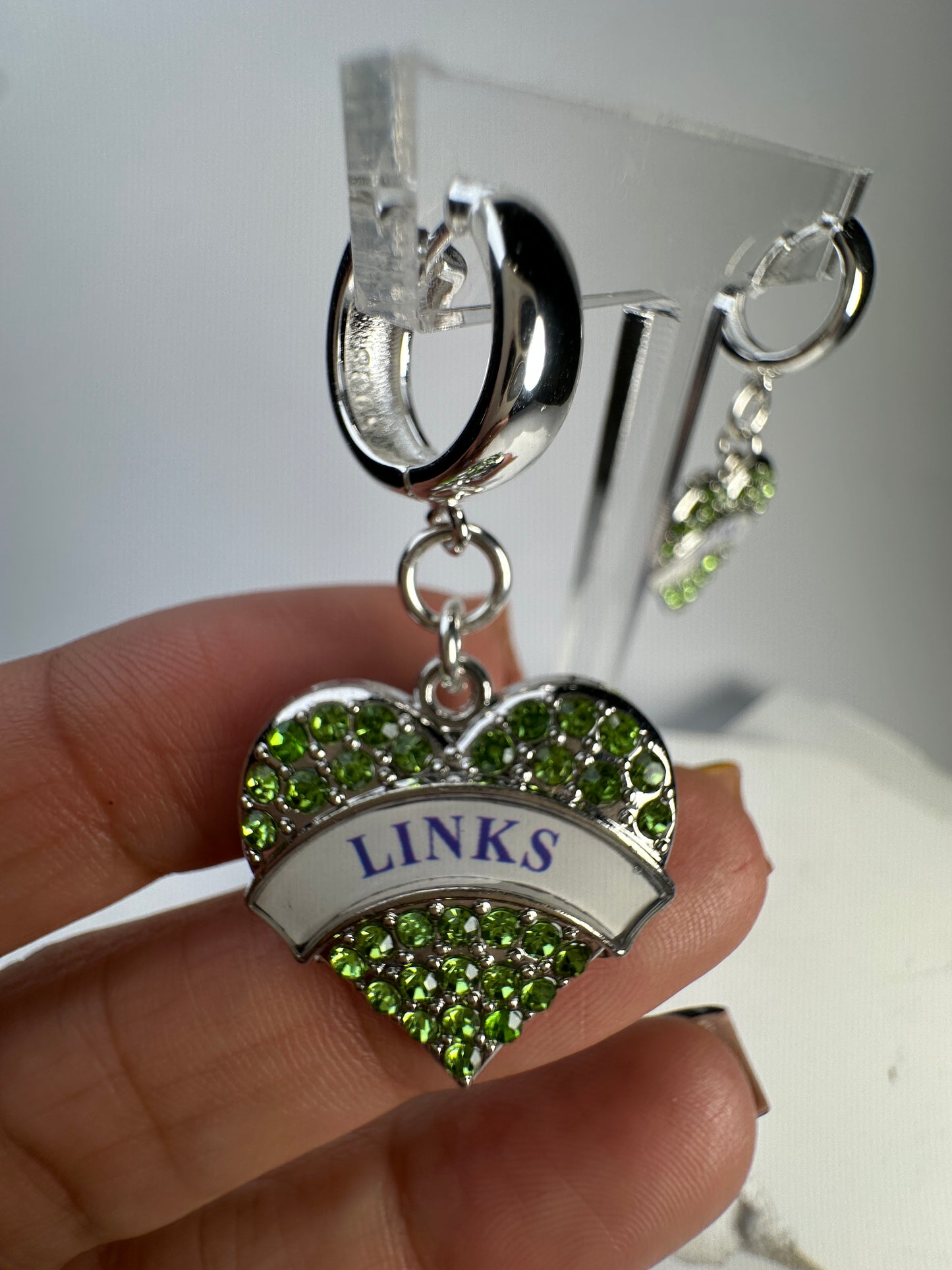 LINKS Heart Earrings