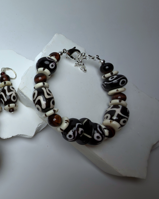 Large Center Ceramic Mudd Bead Set