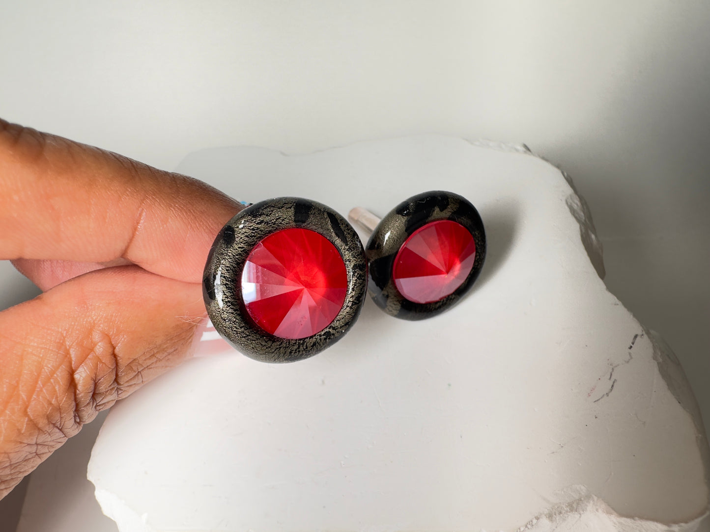 Cuff Links: “Red Leopard”