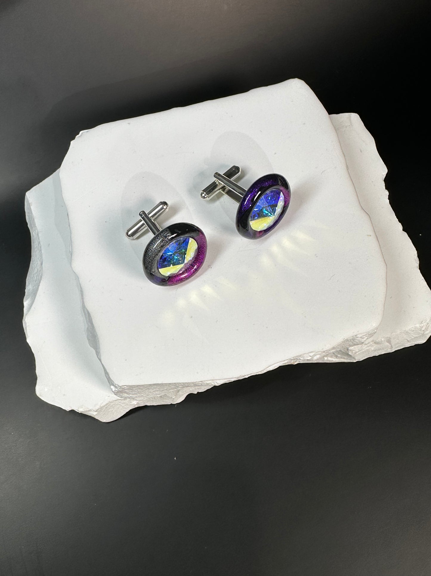 Cuff Links: "Splash of Fabulous"