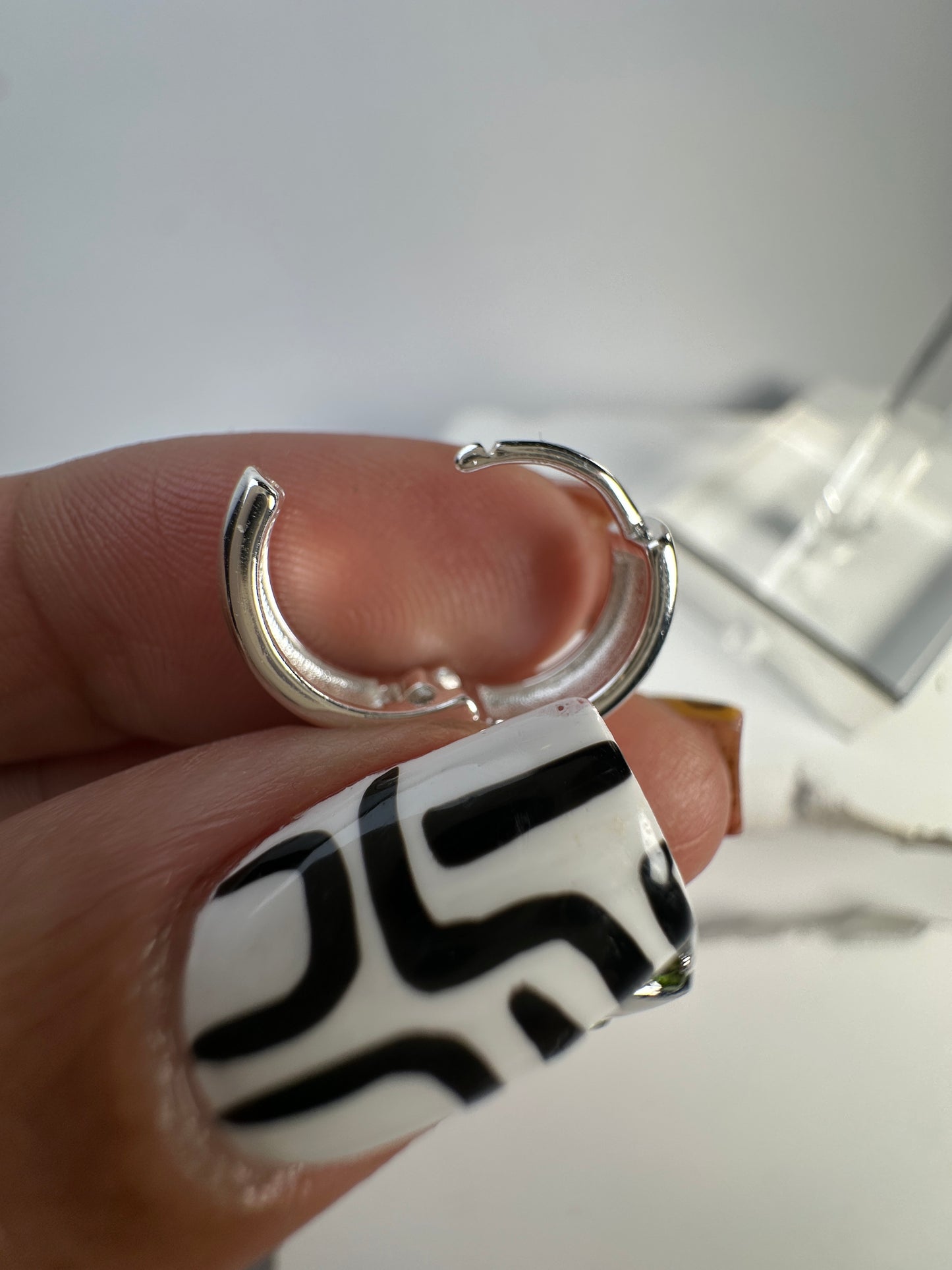 LINKS Square Earrings