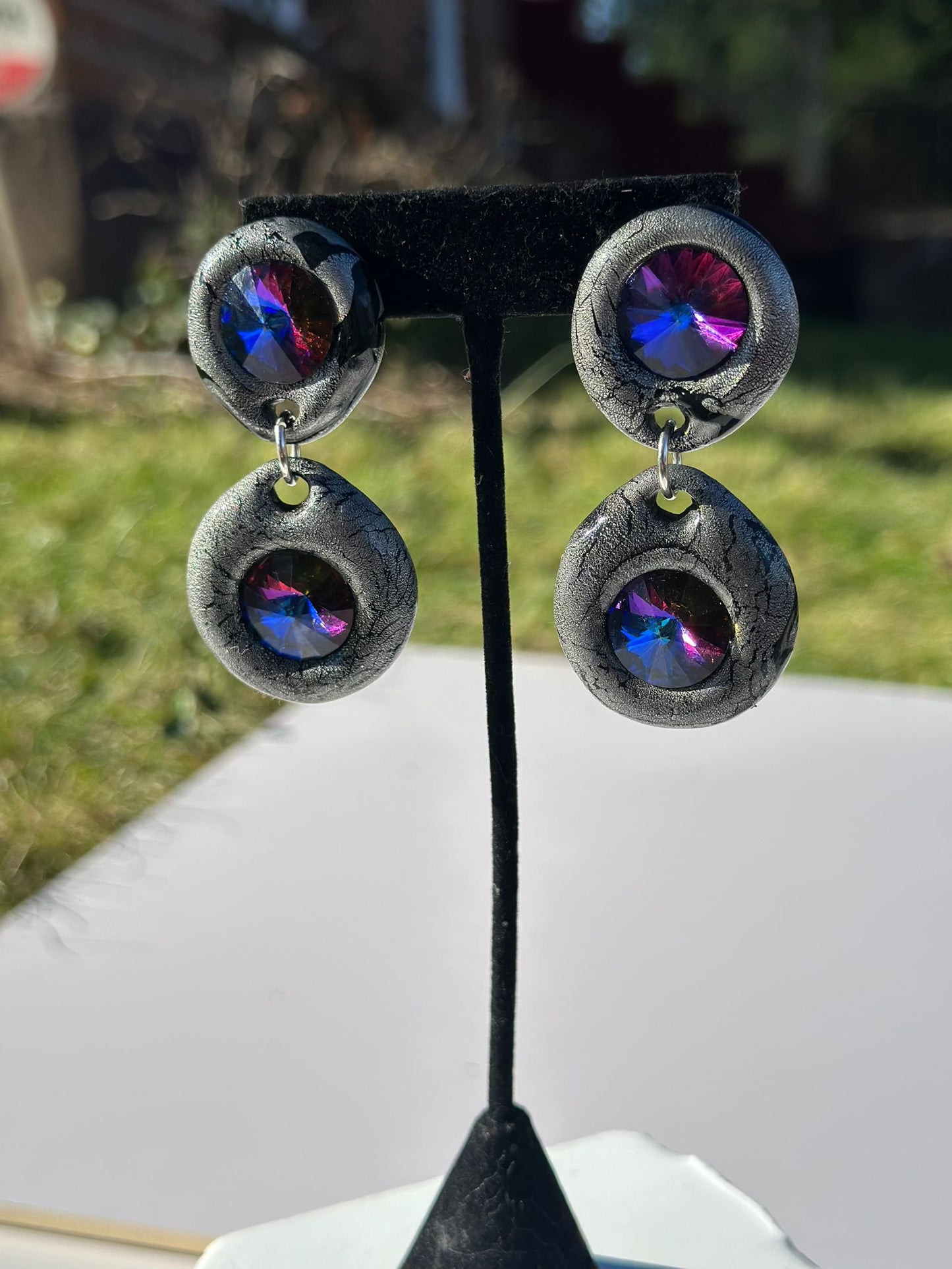 The Ms. Paula’s Crystal Earrings (Large)