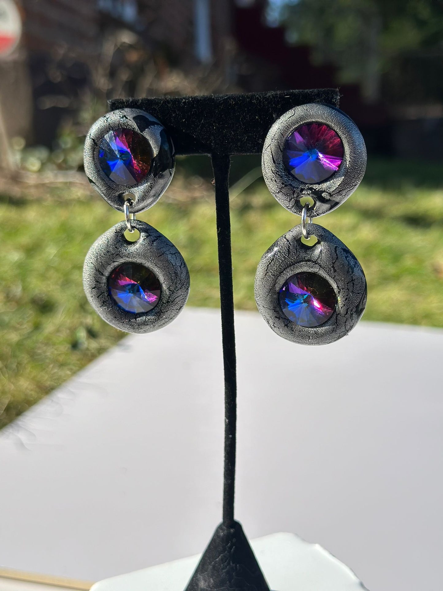 The Ms. Paula’s Crystal Earrings (Large)