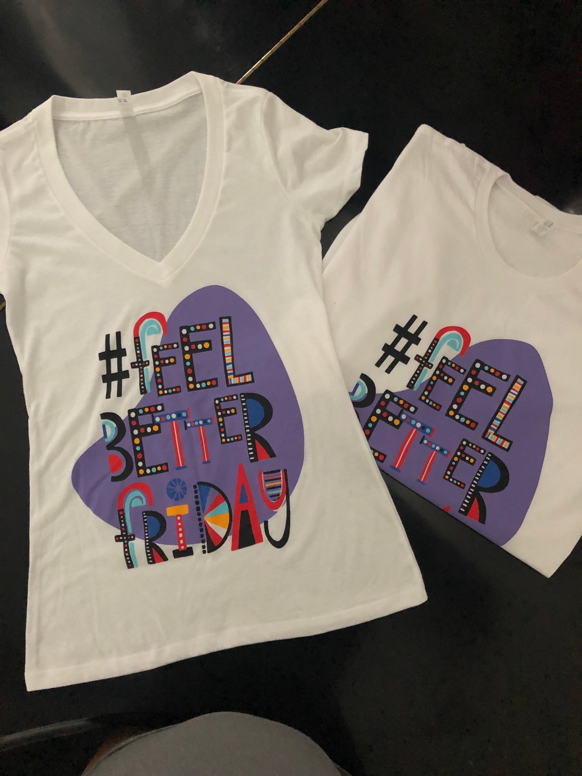 #FeelBETTERFriday T-shirts (White)