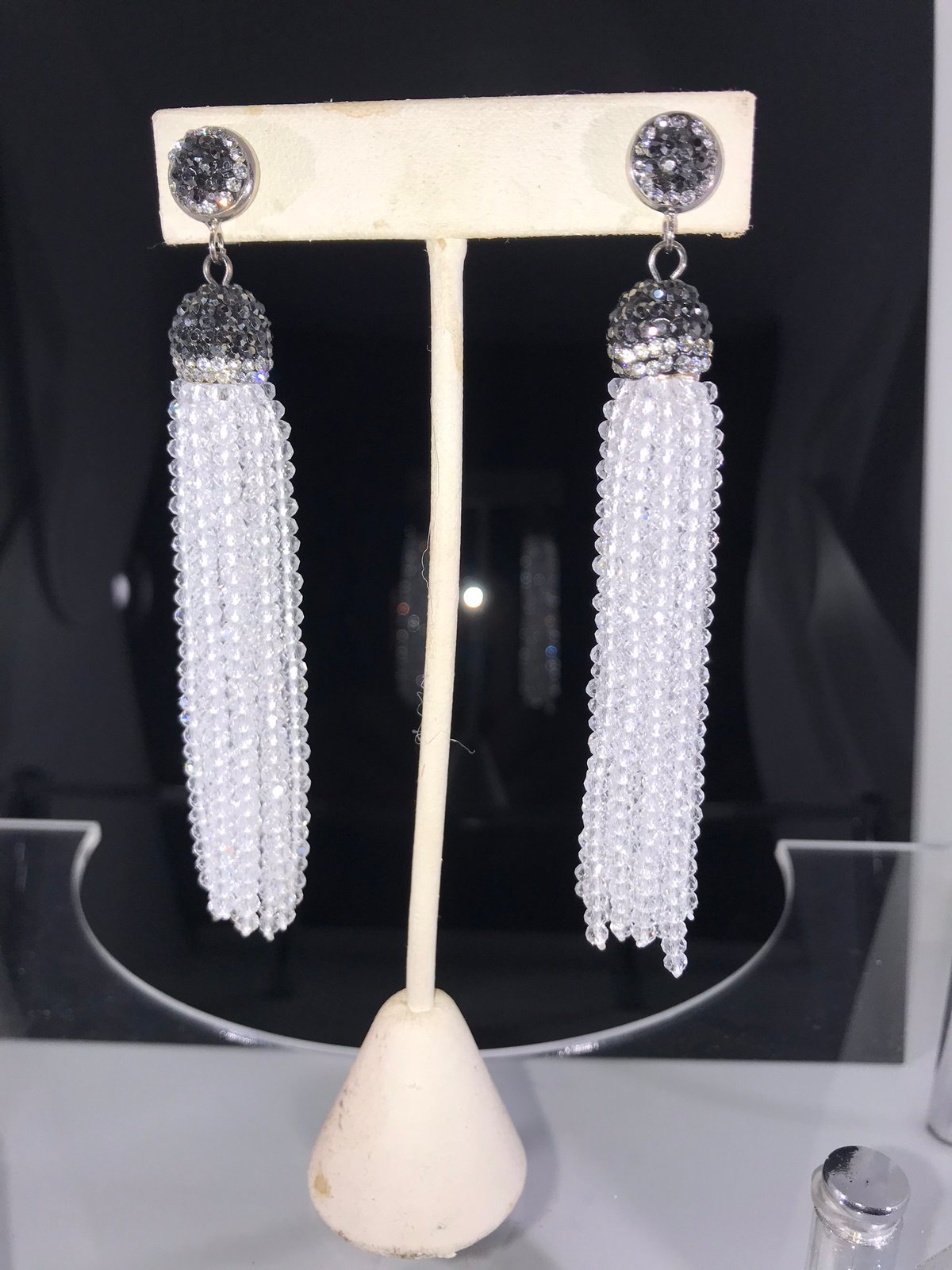Tassel Hematite Earrings