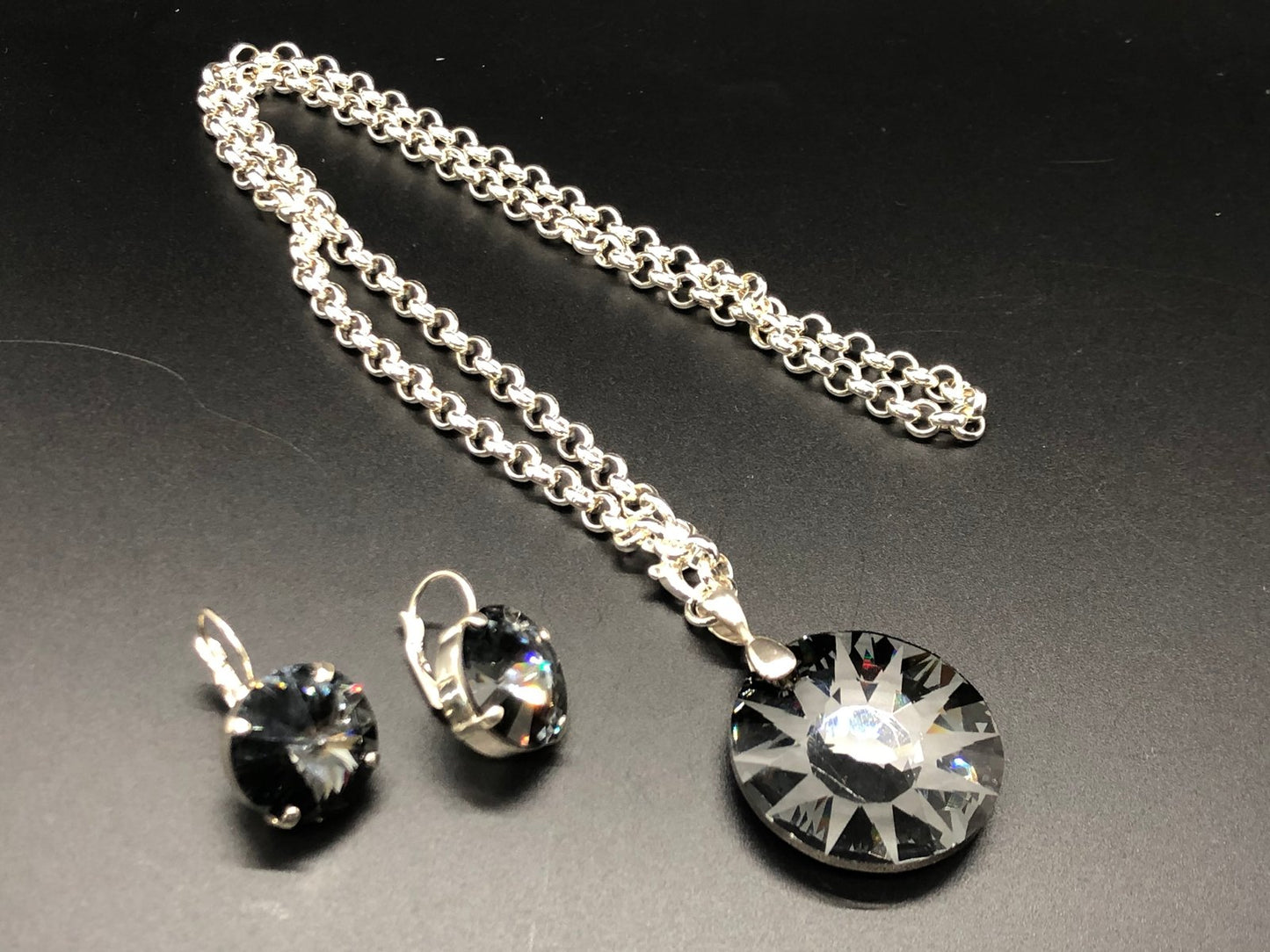 Swarovski Crystal “sundial“ Ice My Chain
