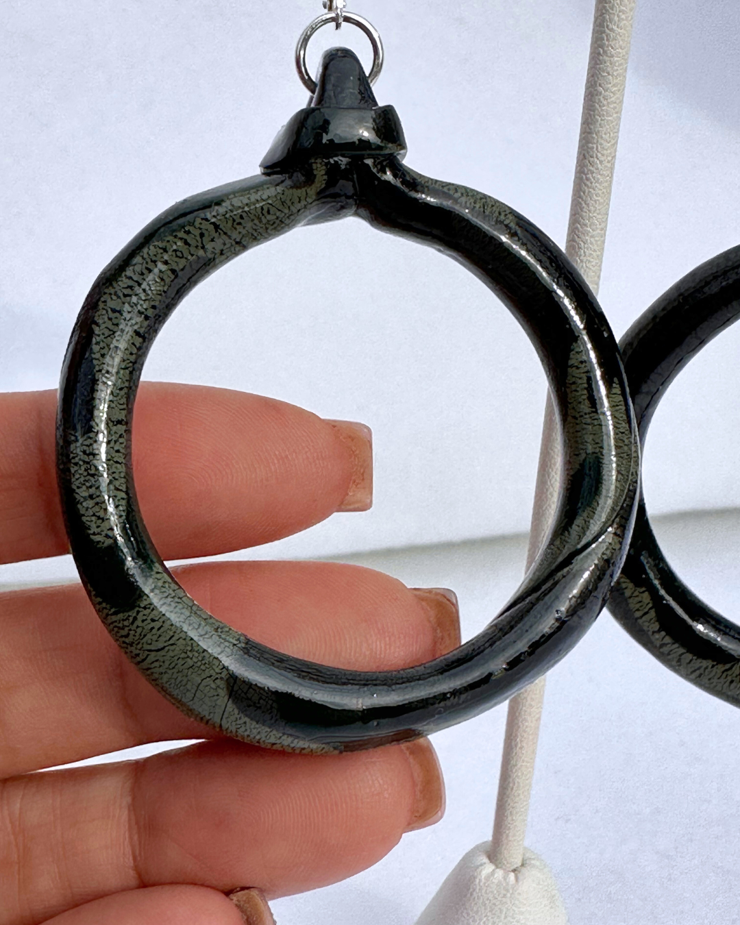 "Camo-Fabulous" Hoops