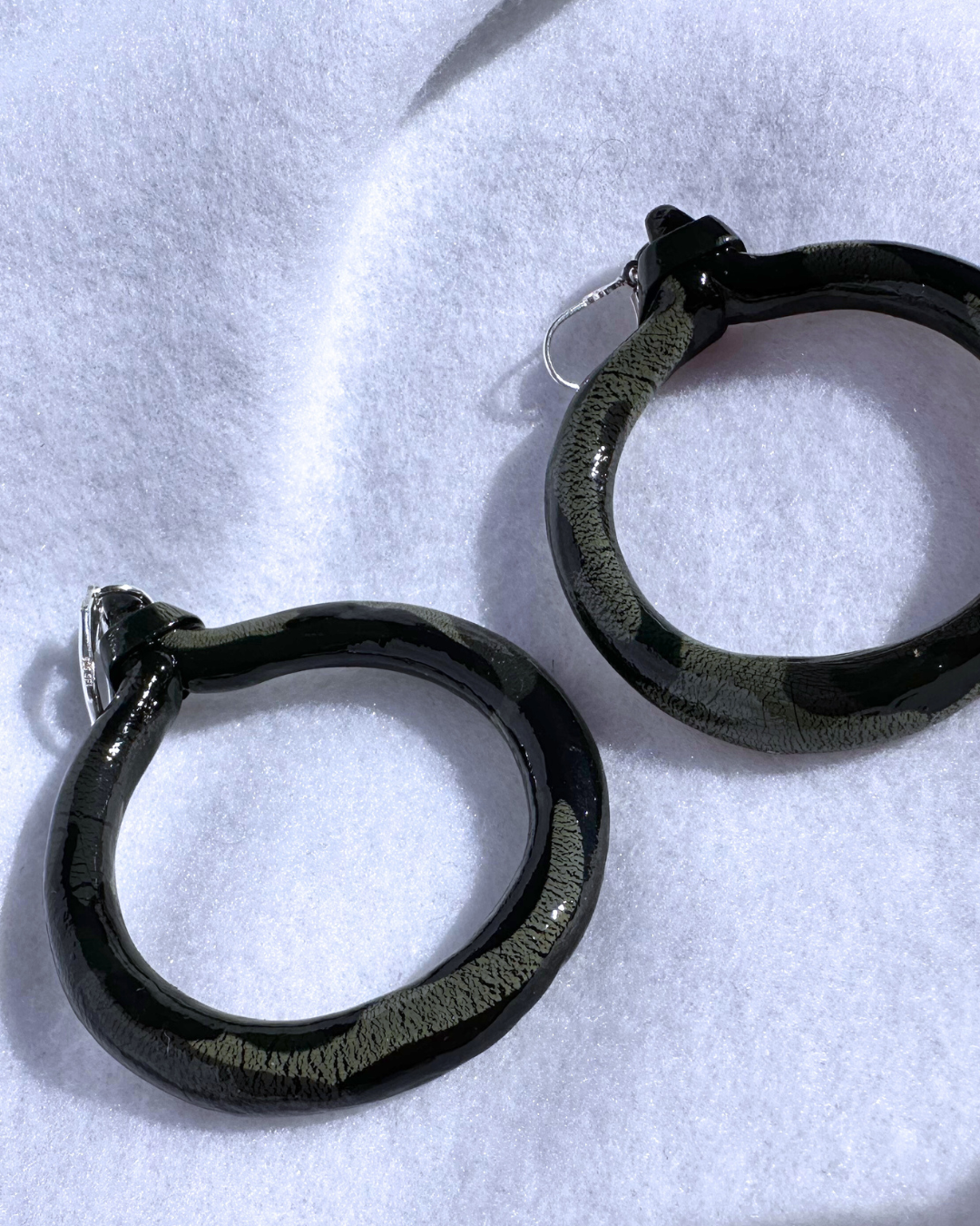 "Camo-Fabulous" Hoops