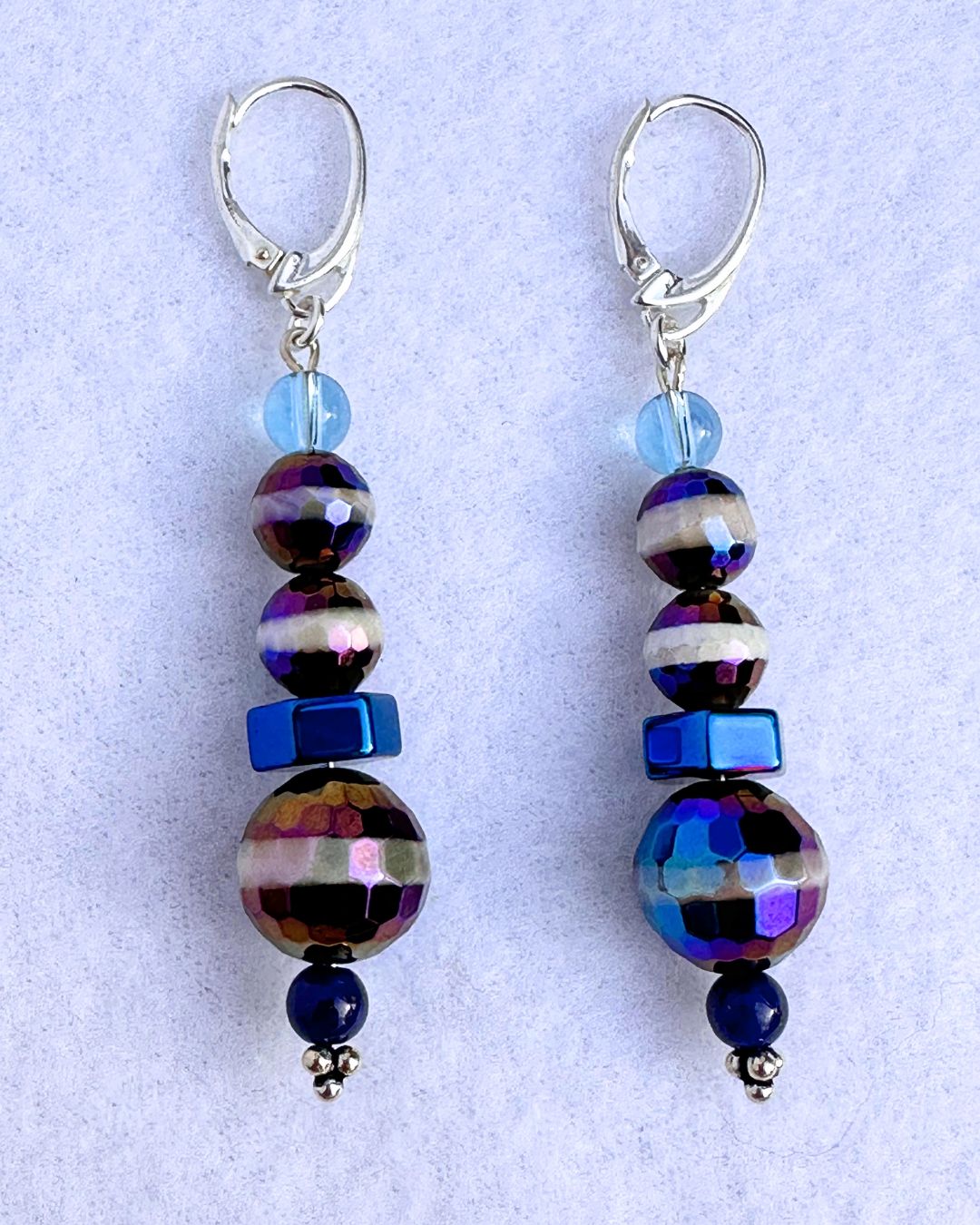 Eye of the Ocean Blownglass Earrings