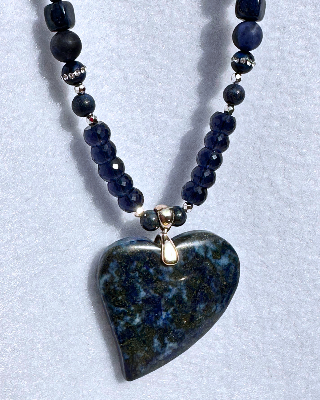 "Pure Lapis of Heart" Necklace