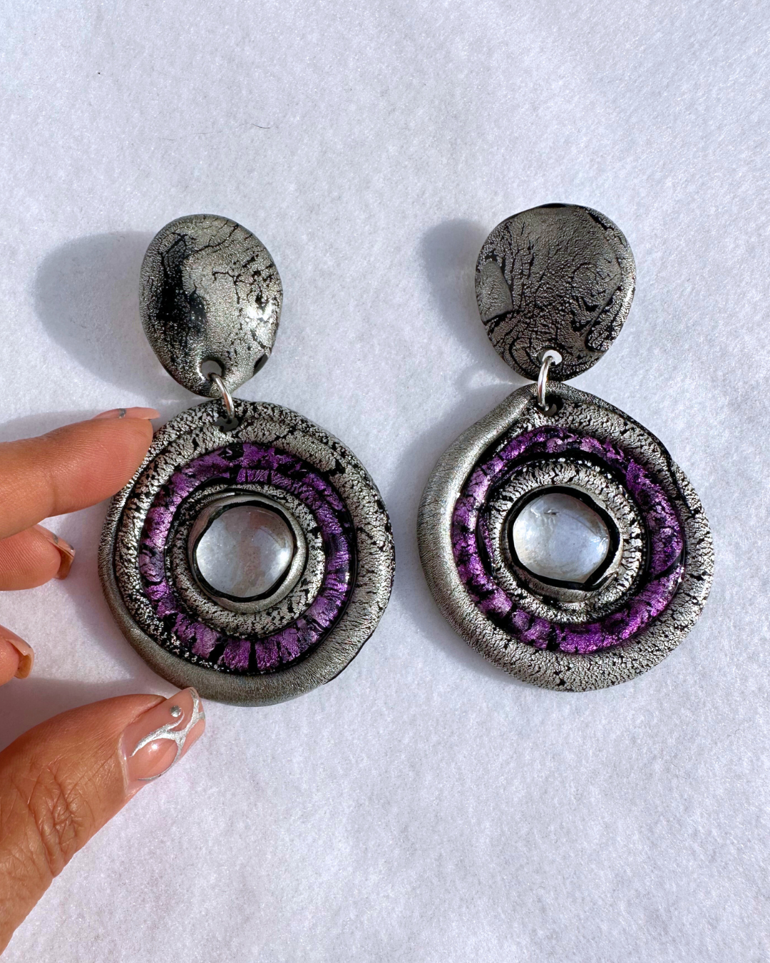 Silver "Goddess Ashanti" Earrings