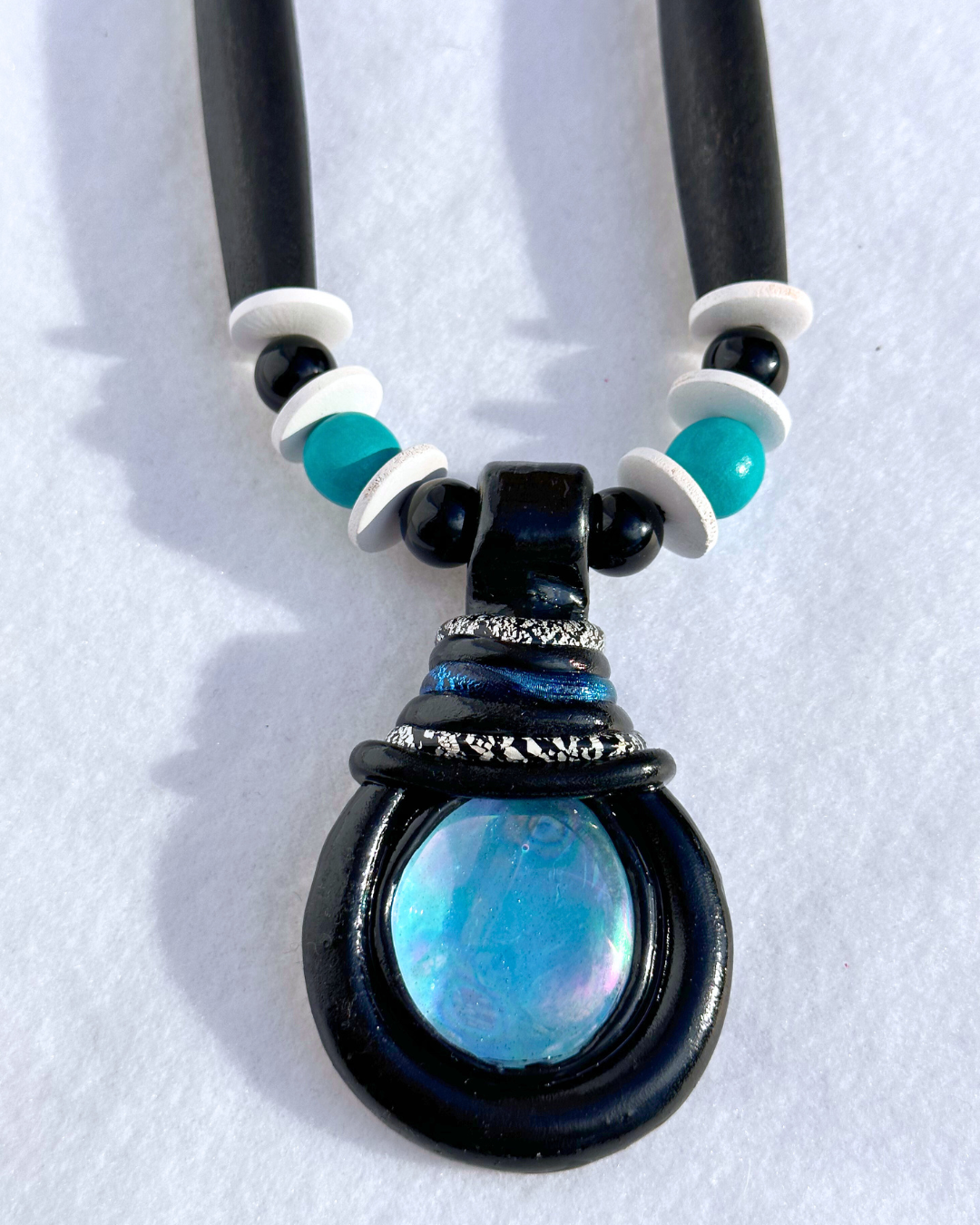 "Tantalizing Turquoise" Turtle Style Necklace