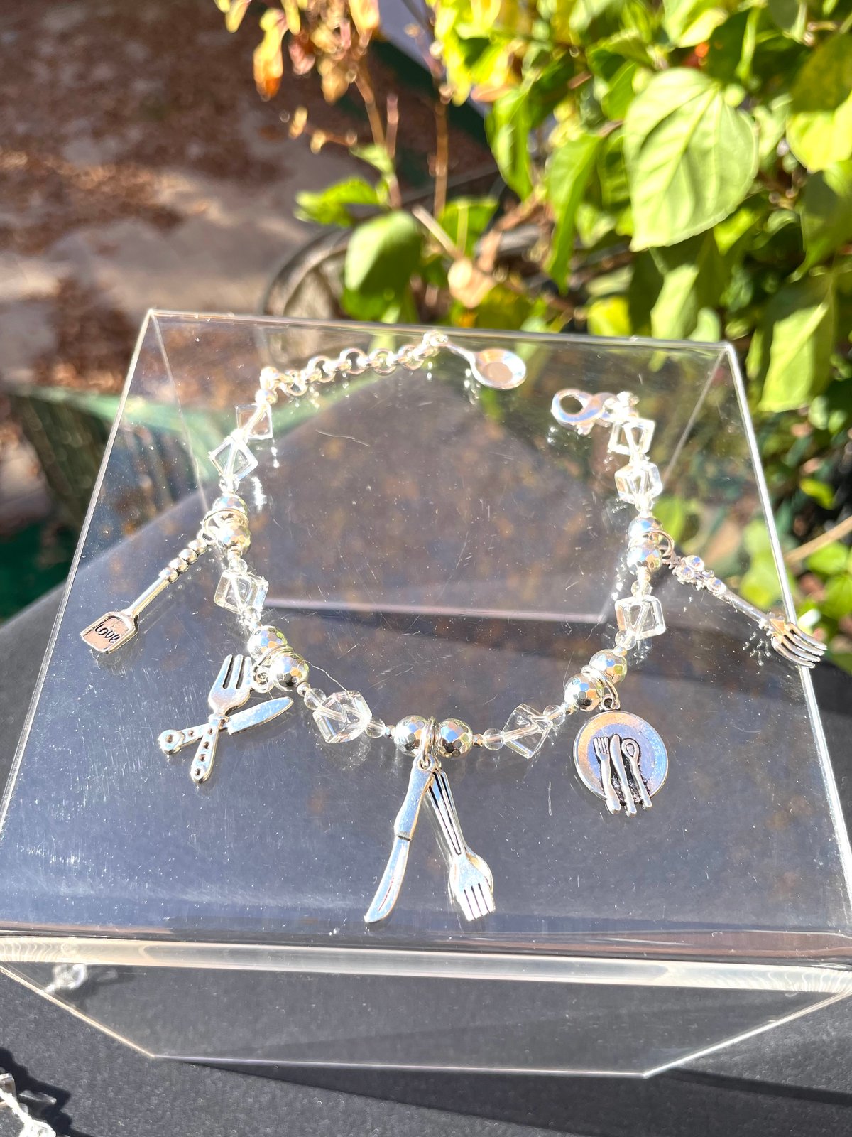 Charm Bracelet: “Ice Quartz”