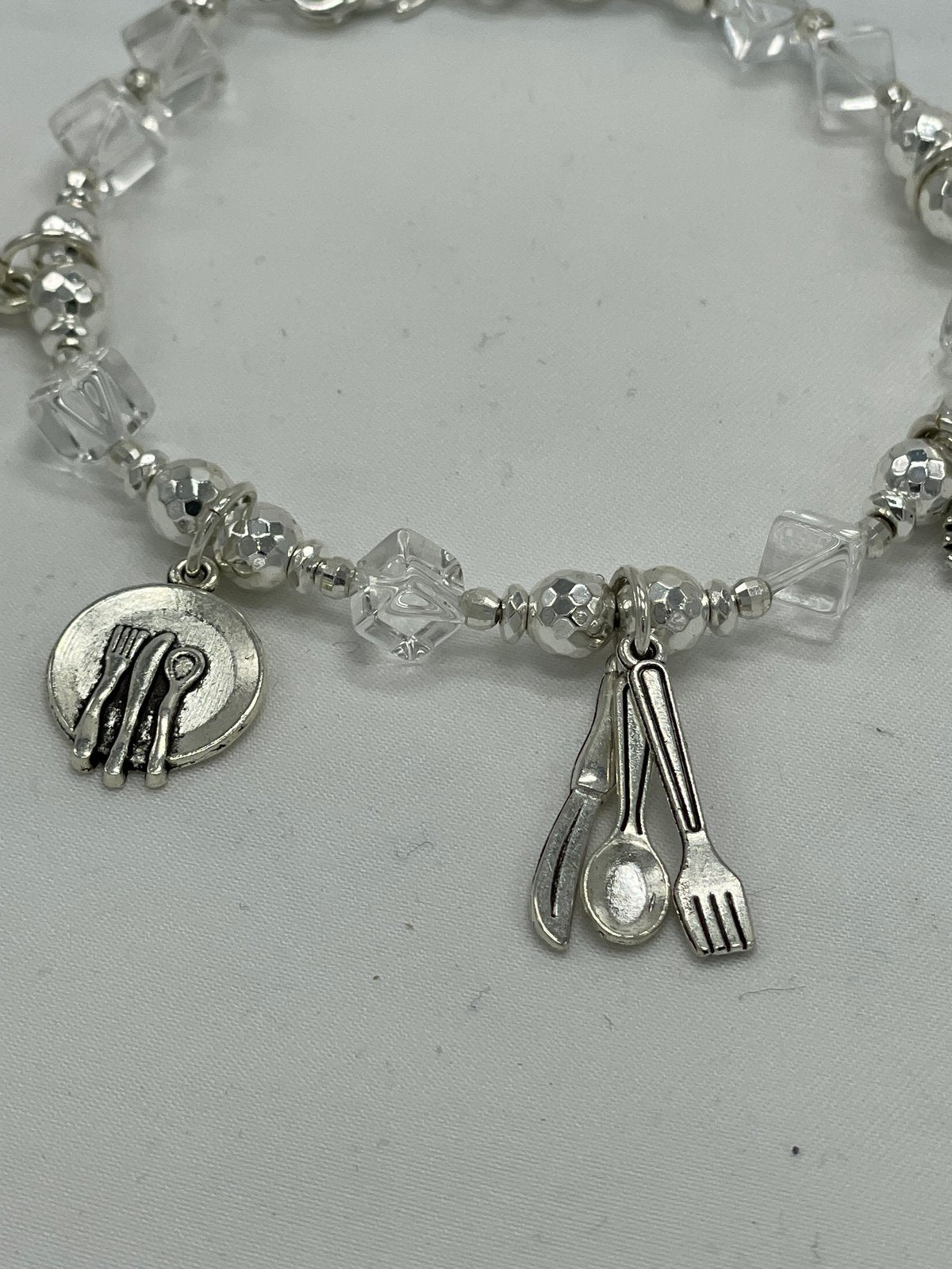 Charm Bracelet: “Ice Quartz”