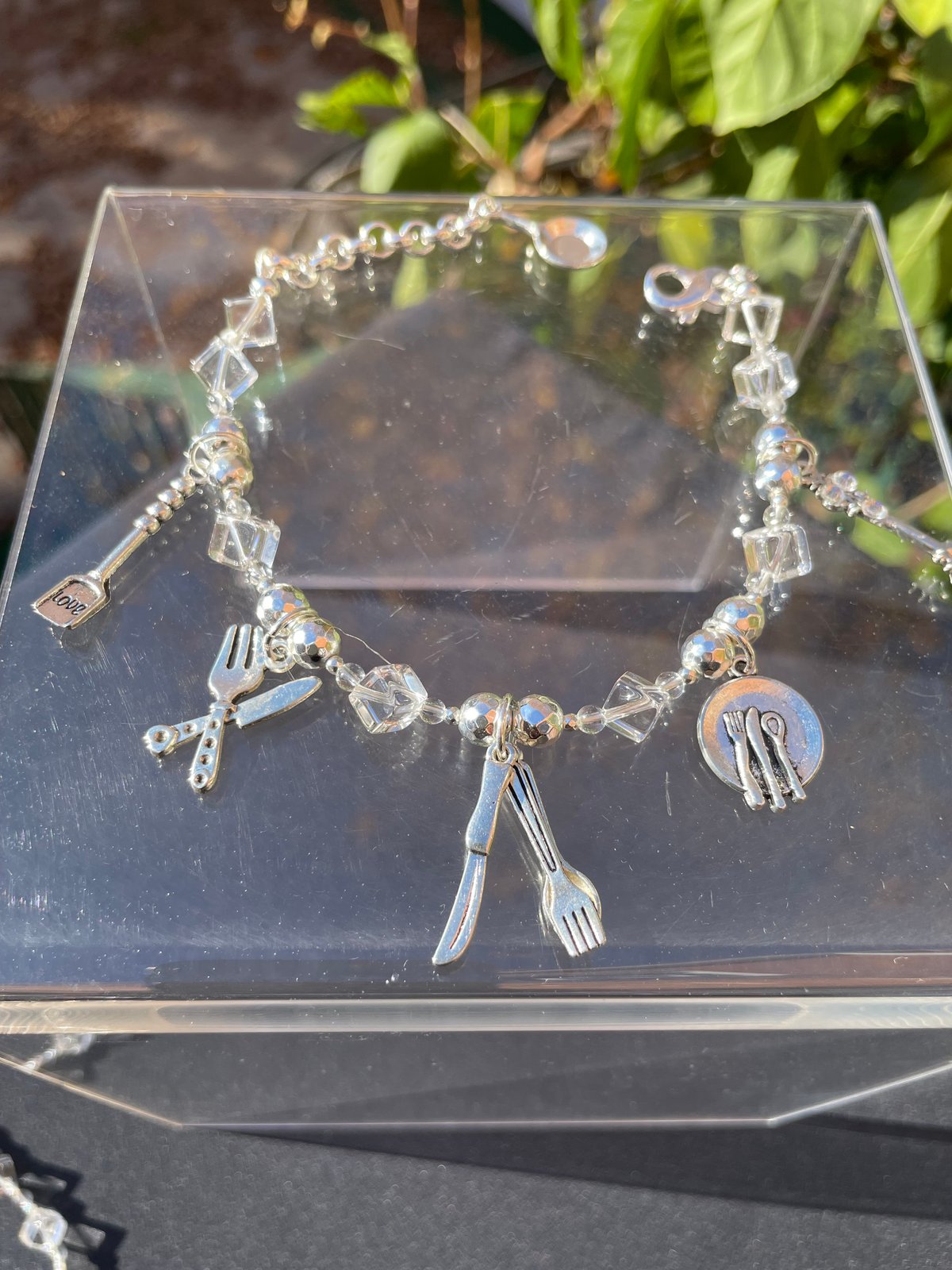 Charm Bracelet: “Ice Quartz”